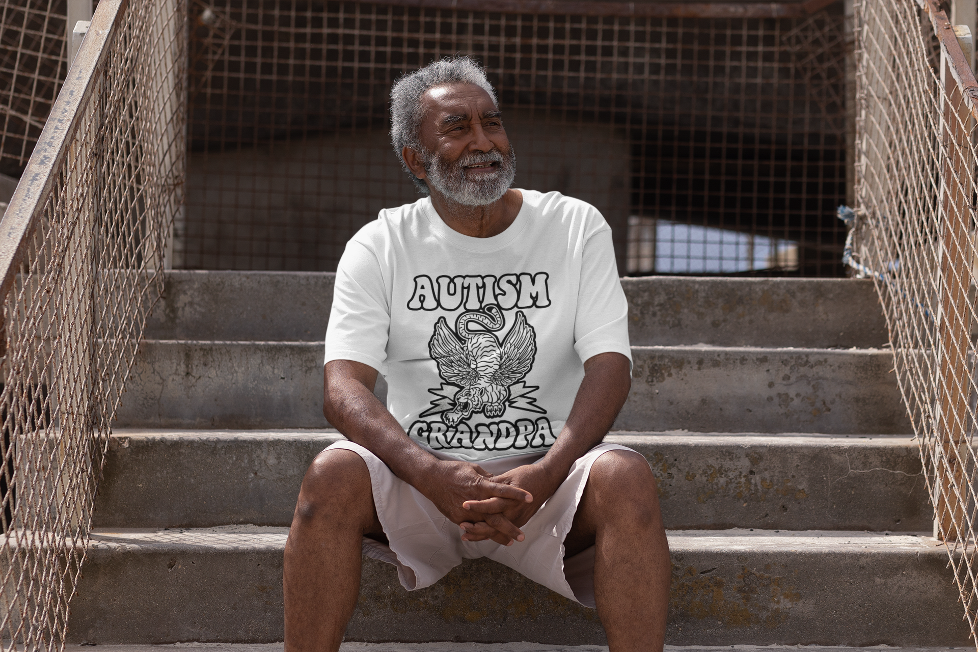 « AUTISM GRANDPA » UNISEX TEE