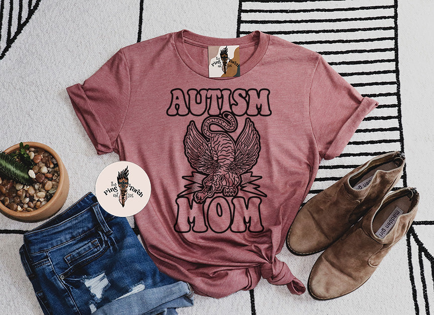 « AUTISM MOM » UNISEX TEE