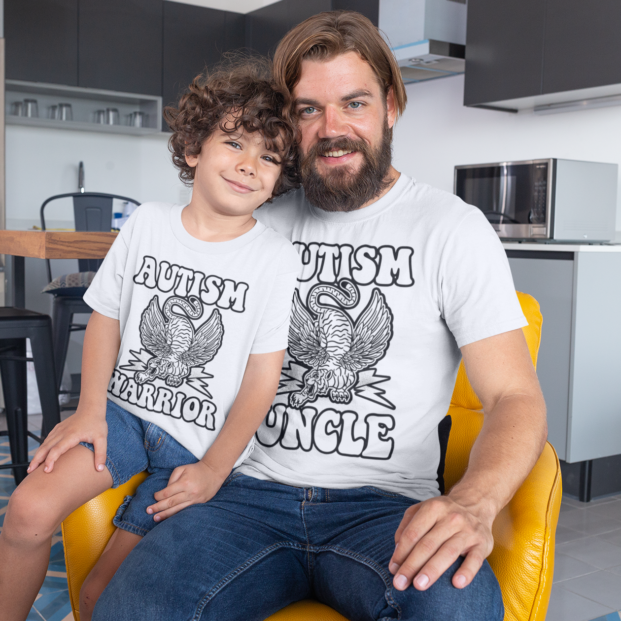 « AUTISM UNCLE » UNISEX TEE