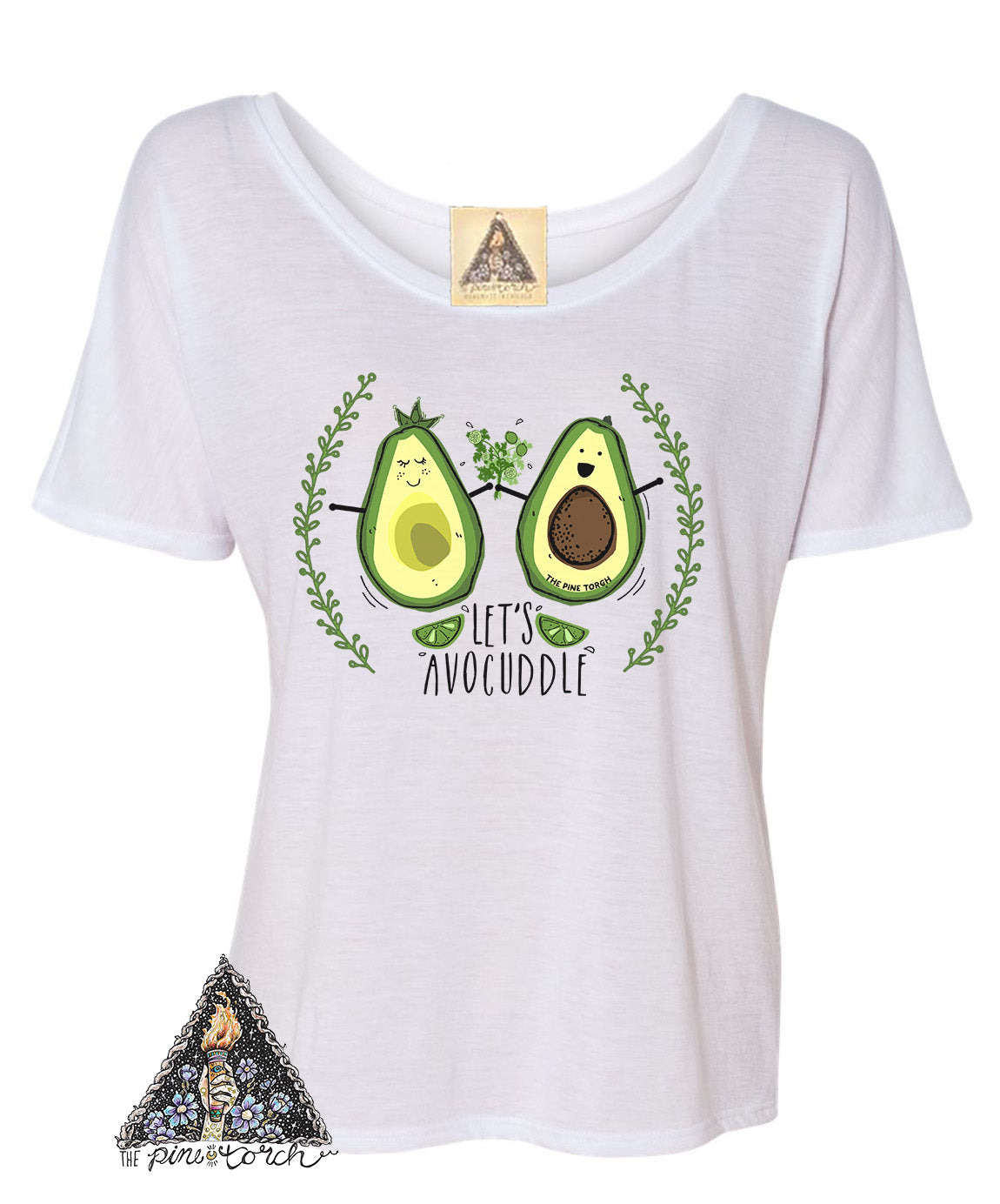 « AVOCUDDLE » WOMEN'S SLOUCHY OR UNISEX TEE