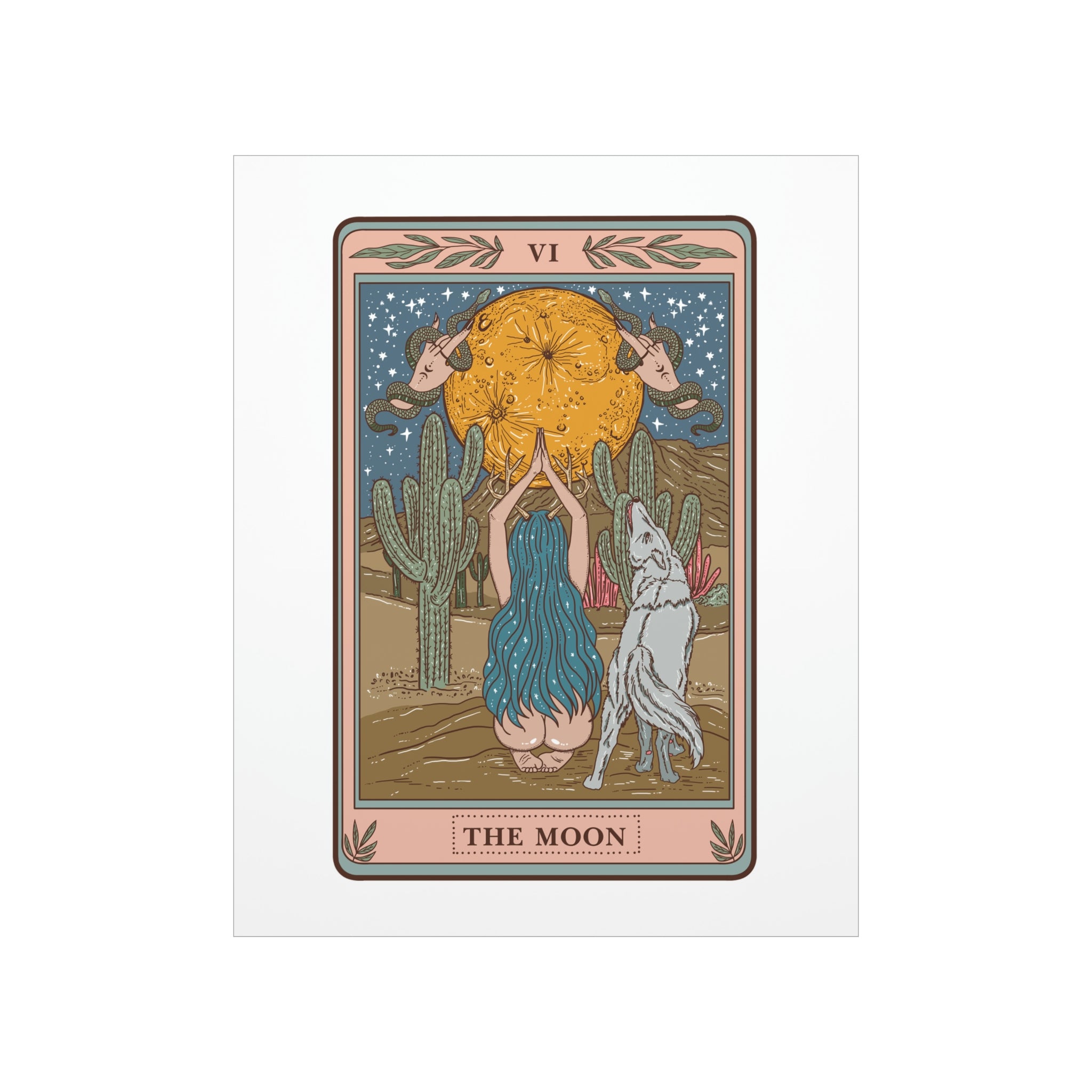 THE MOON // MATTE POSTER PRINT