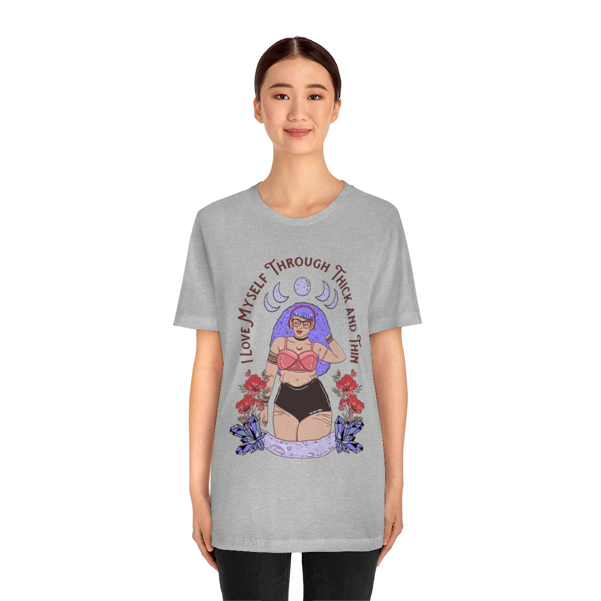 I LOVE MYSELF THROUGH THICK AND THIN // UNISEX TEE