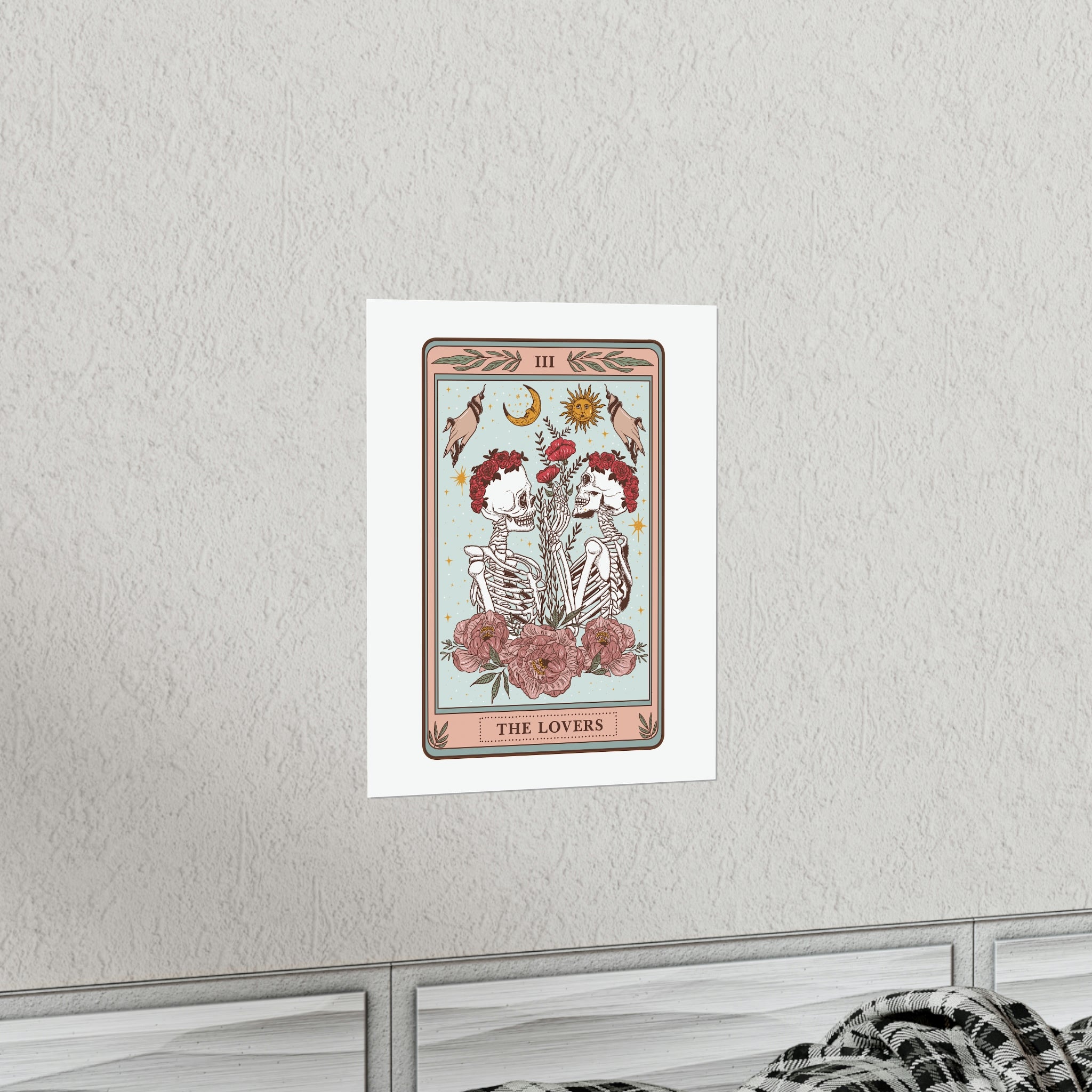 THE LOVERS (female/female) // MATTE POSTER PRINT