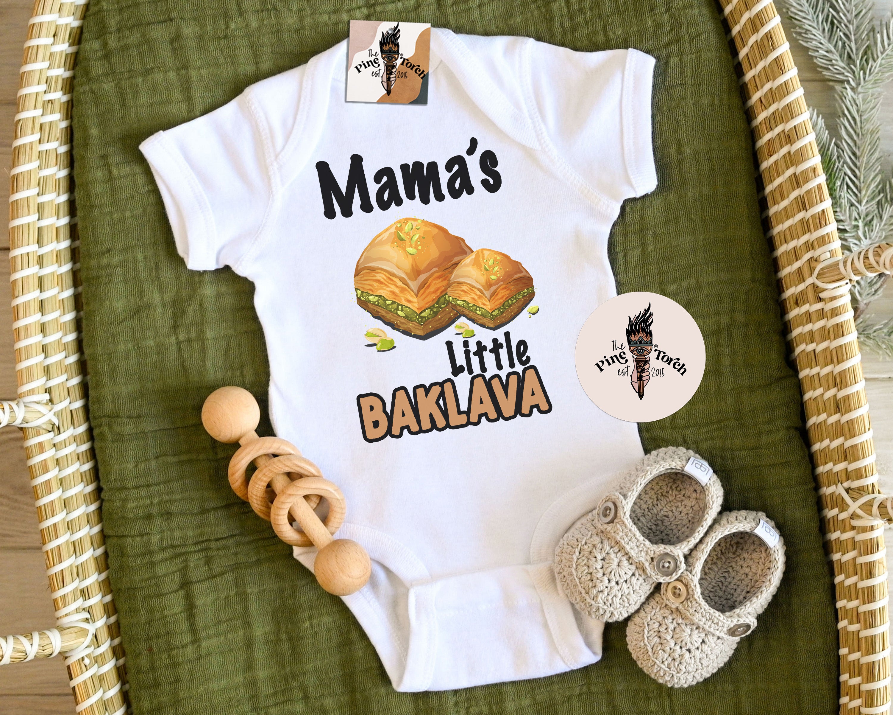 « MAMA'S LITTLE BAKLAVA » BODYSUIT