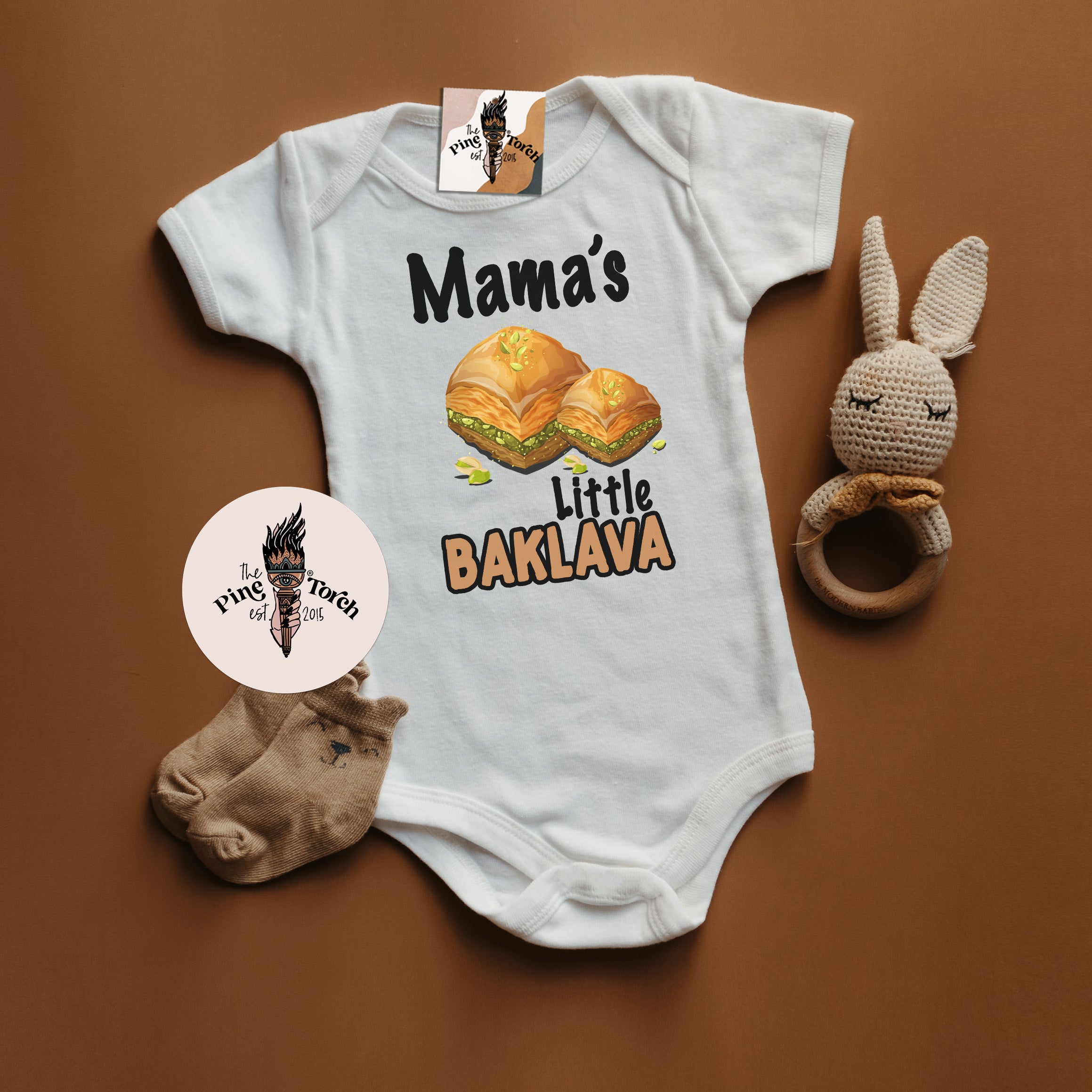 « MAMA'S LITTLE BAKLAVA » BODYSUIT