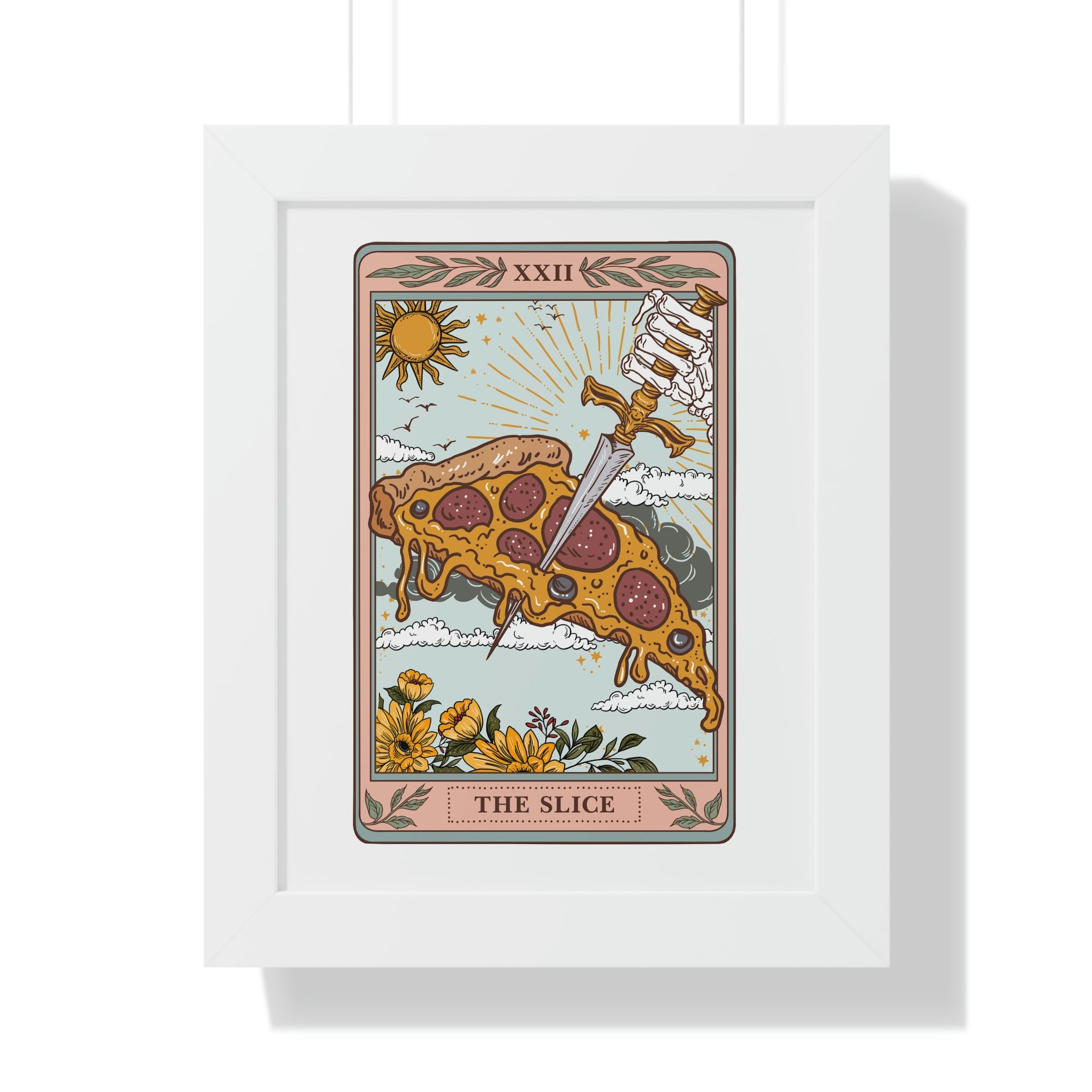 THE SLICE // FRAMED POSTER PRINT