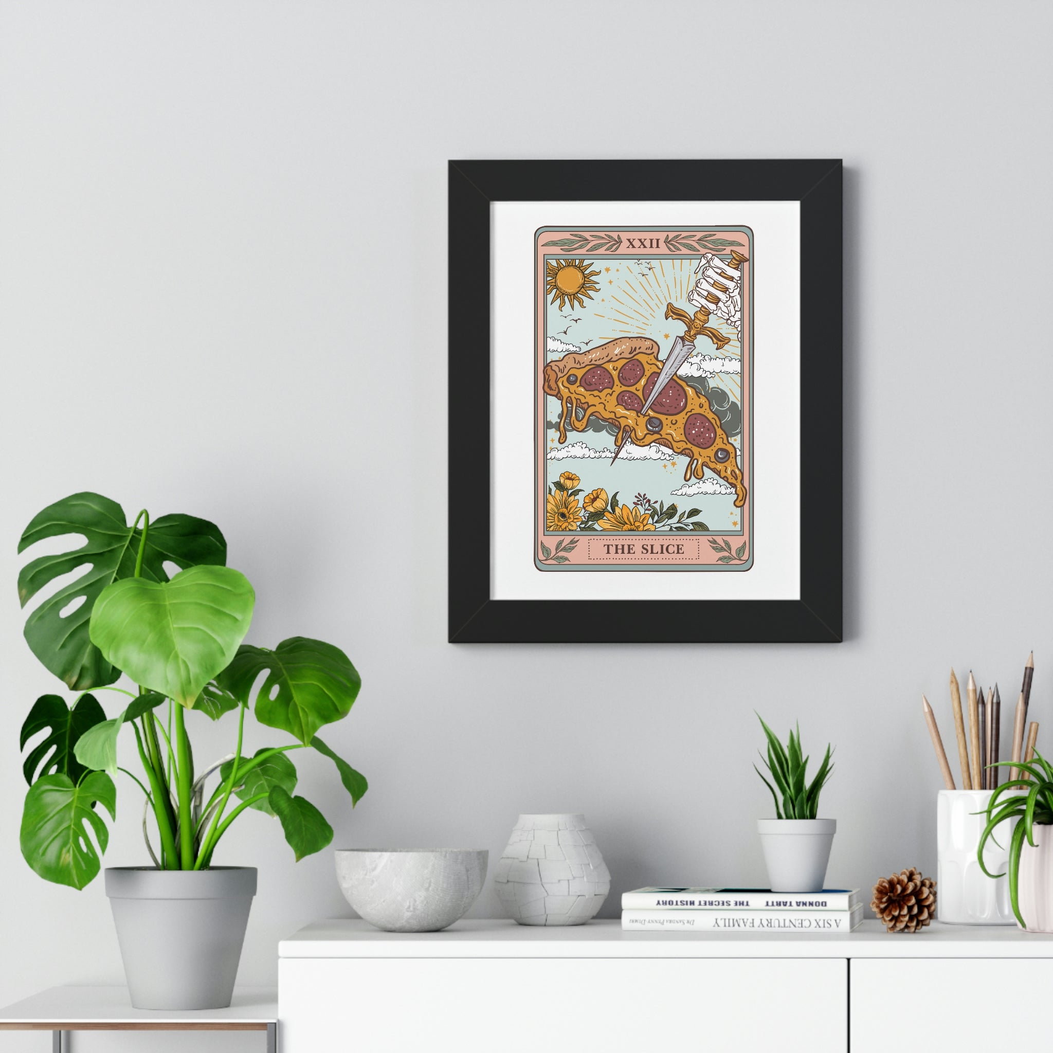 THE SLICE // FRAMED POSTER PRINT