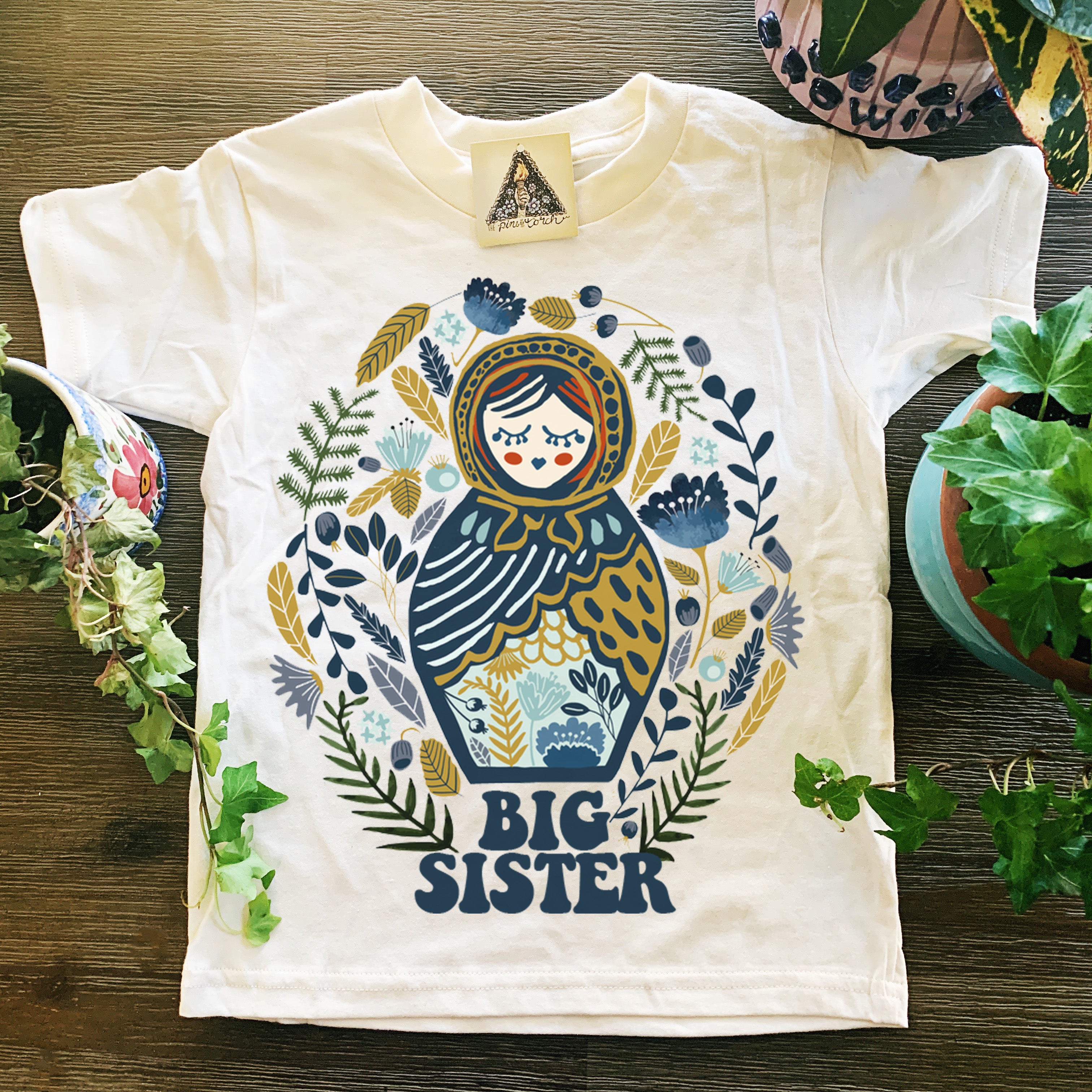 « BIG SISTER NESTING DOLL » KID'S TEE