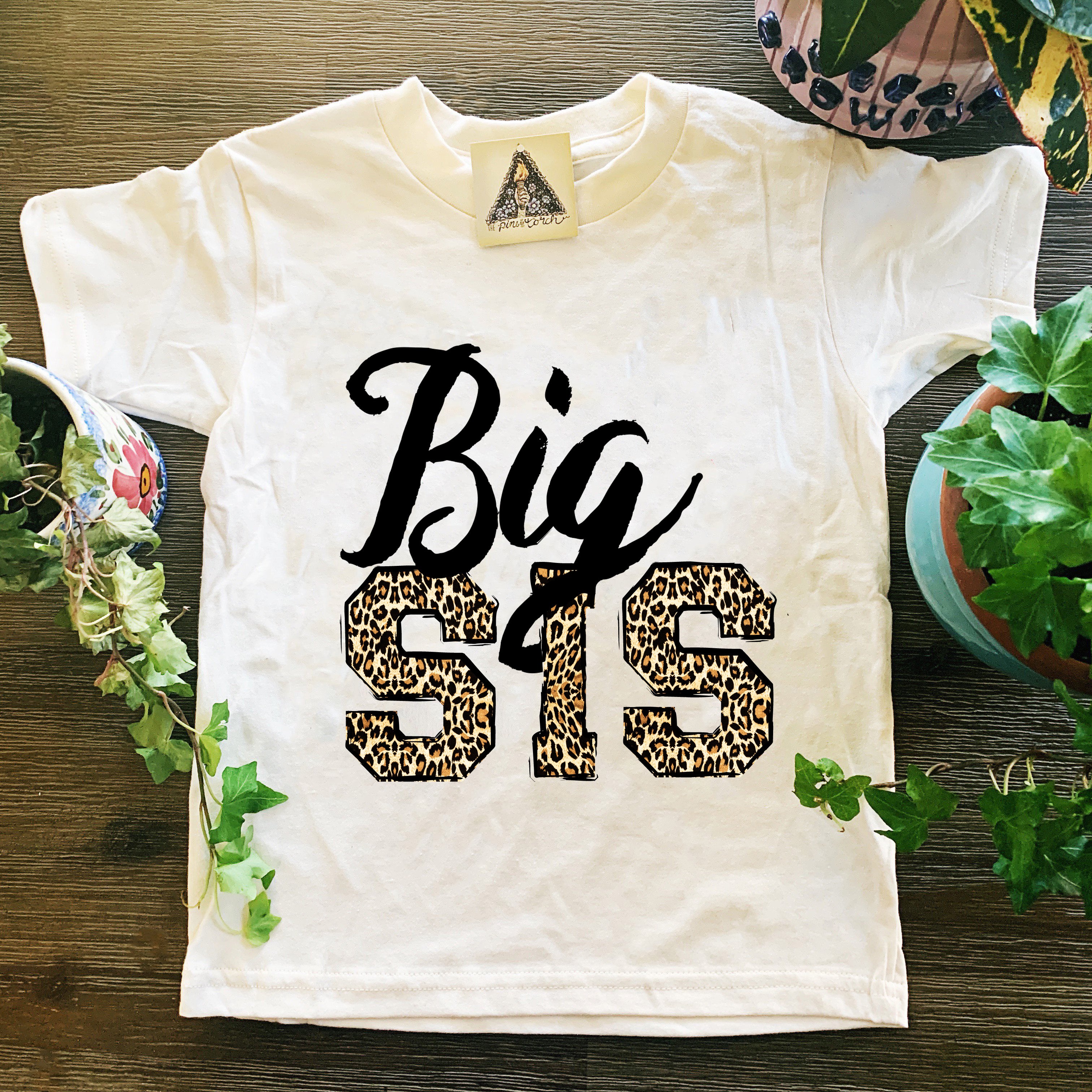 « LITTLE SIS LEOPARD » KID'S TEE