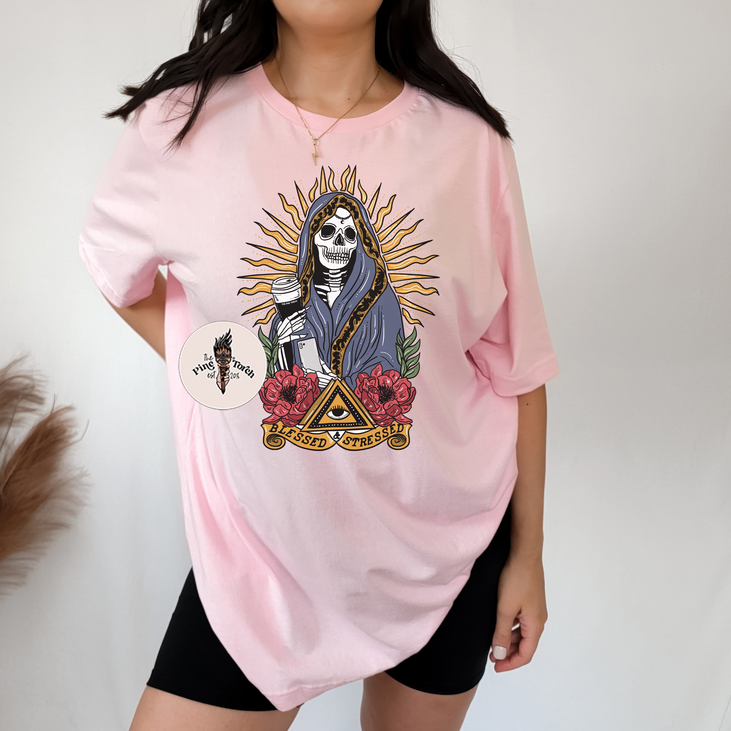 BLESSED AND STRESSED // UNISEX TEE