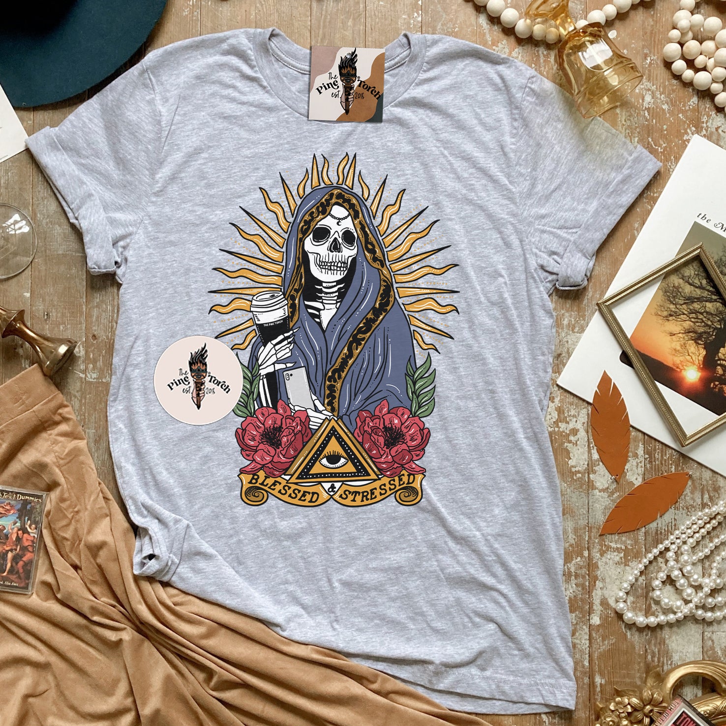 BLESSED AND STRESSED // UNISEX TEE