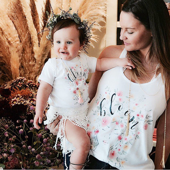 « BLOOM WHERE YOU ARE PLANTED » BODYSUIT