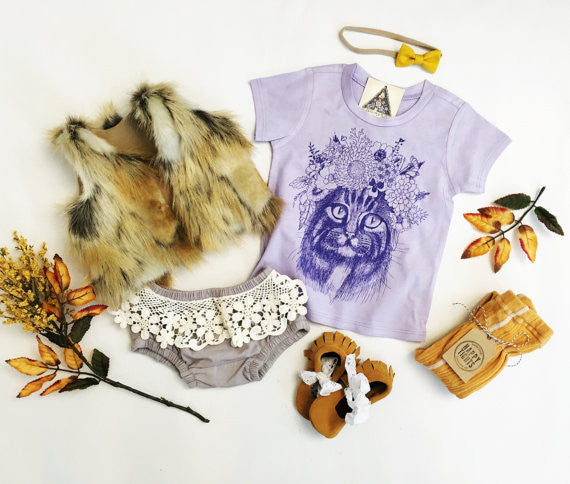 « BOHO CAT » KID'S TEE