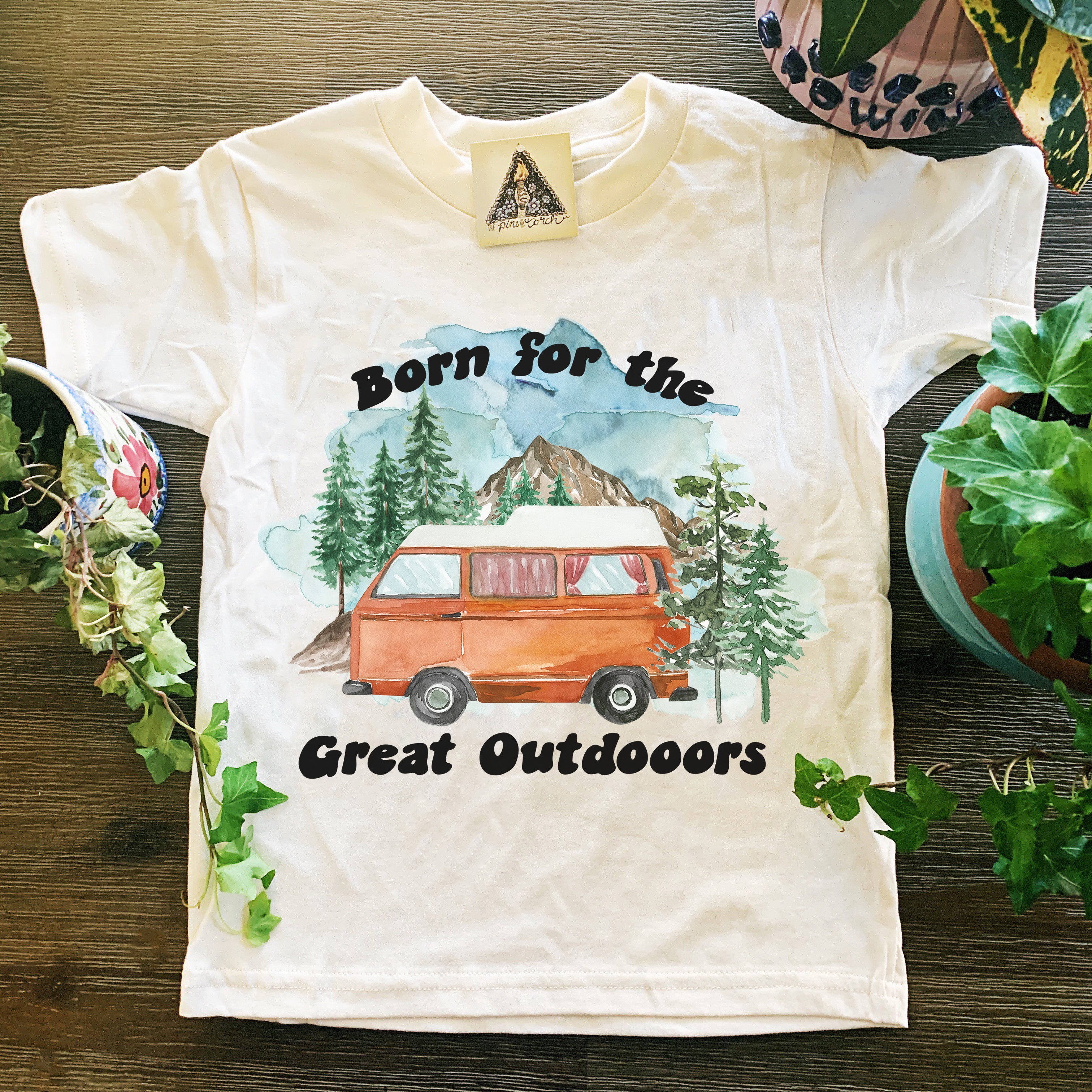 « BORN FOR THE GREAT OUTDOORS » KIDS TEE