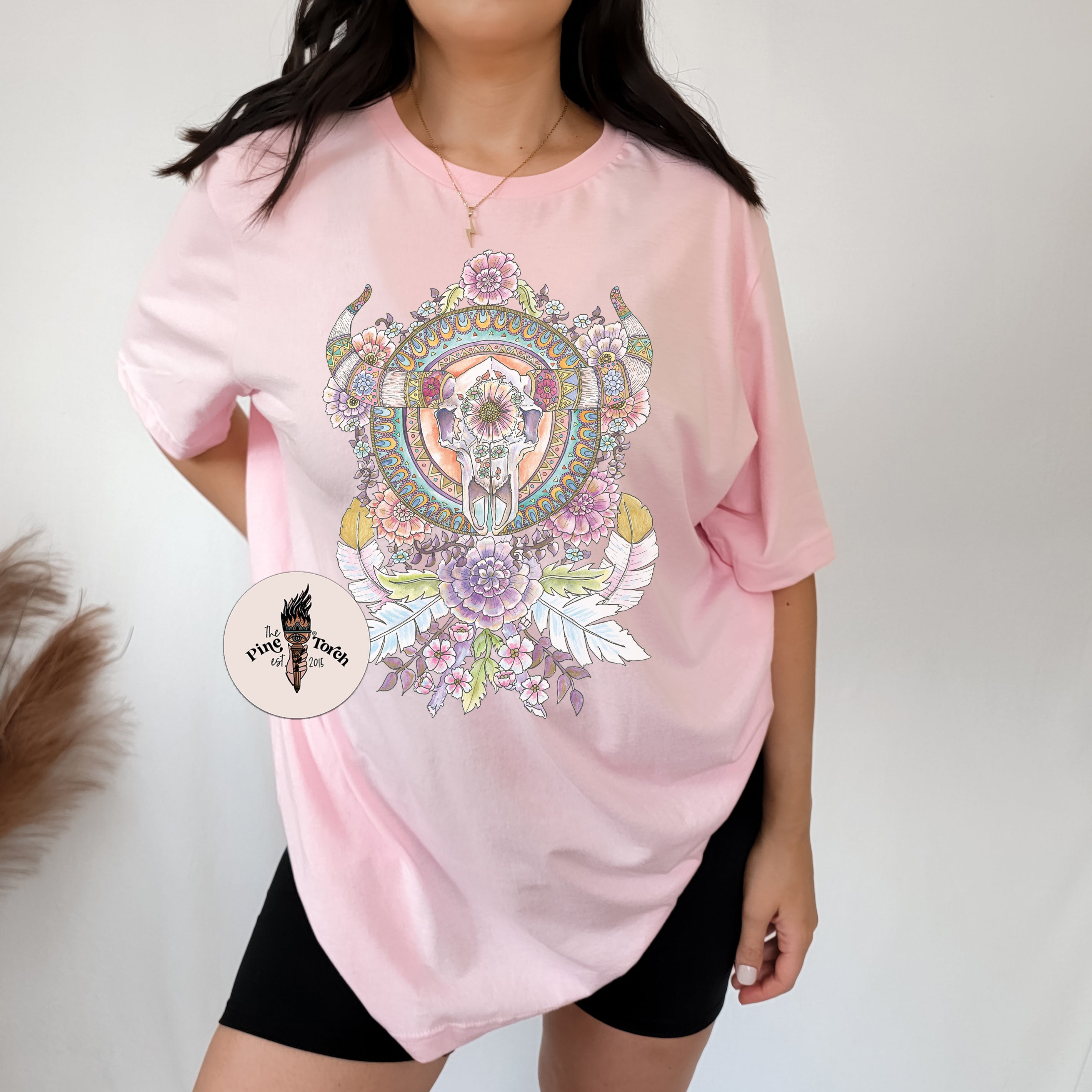 BULL SKULL MANDALA // UNISEX TEE