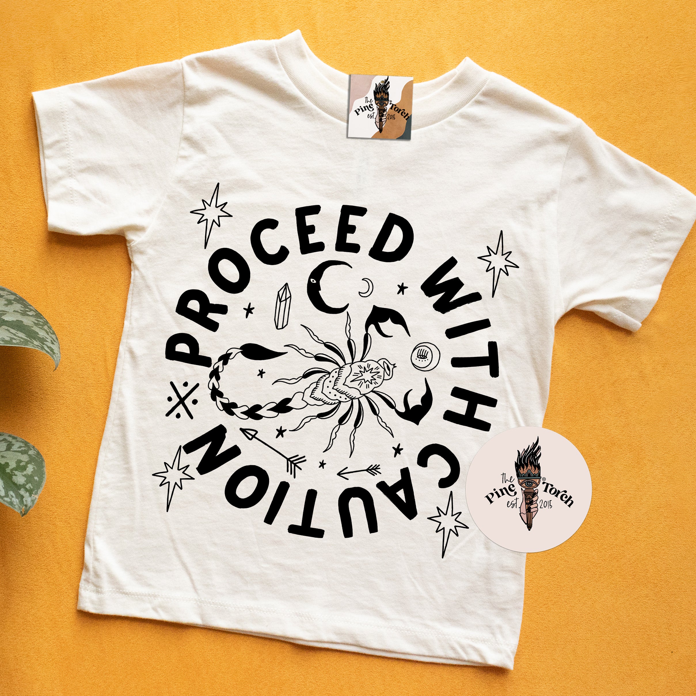« PROCEED WITH CAUTION » KID'S TEE