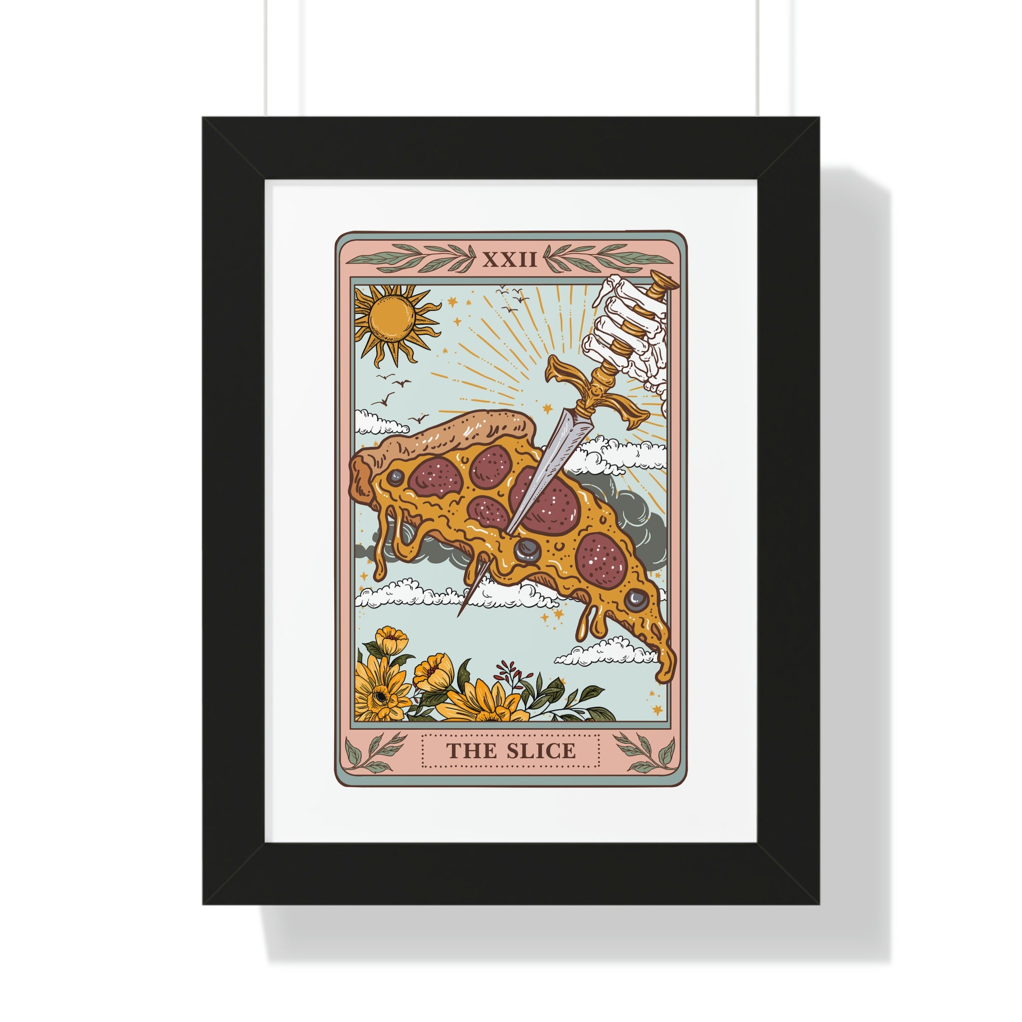 THE SLICE // FRAMED POSTER PRINT