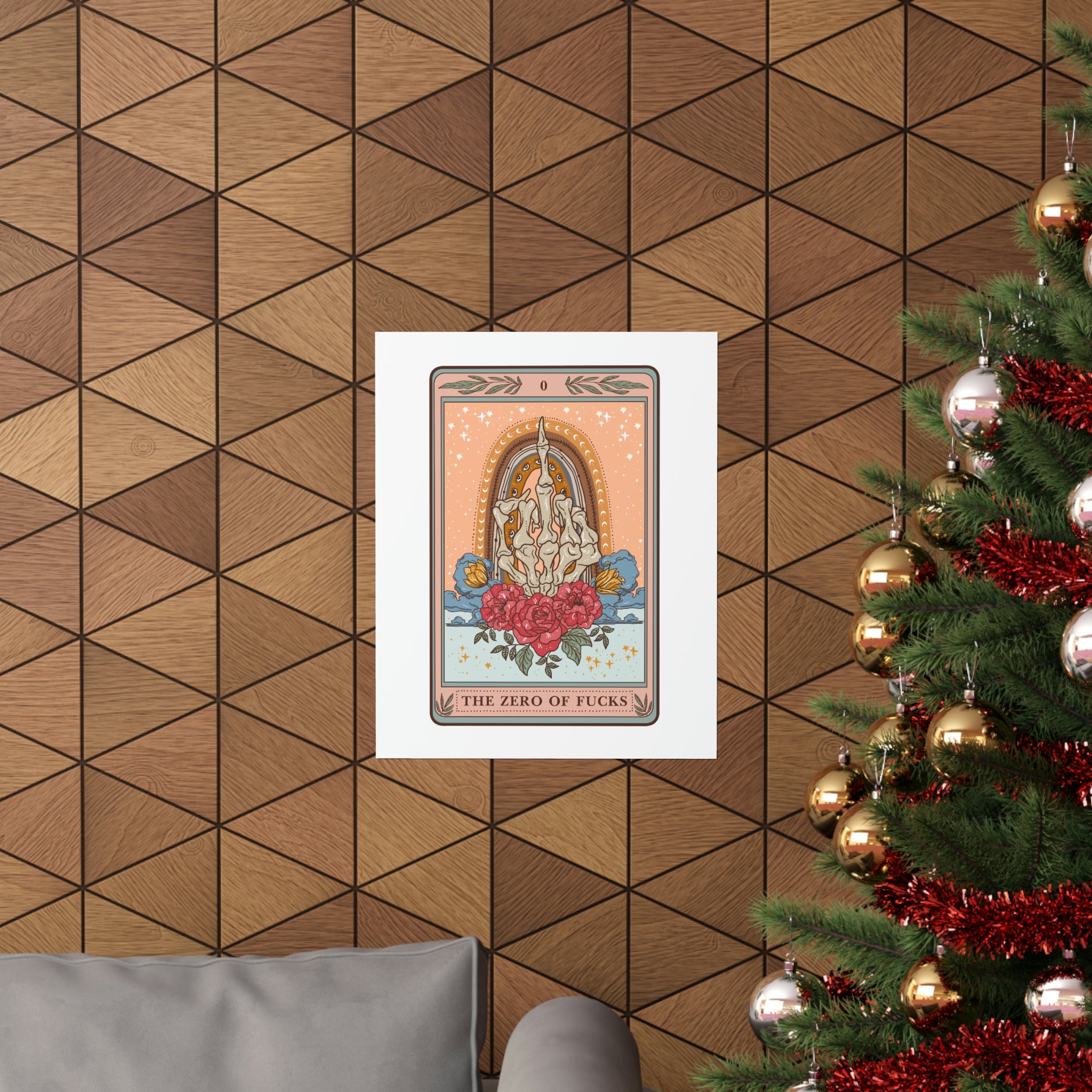 THE ZERO OF FUCKS // MATTE POSTER PRINT