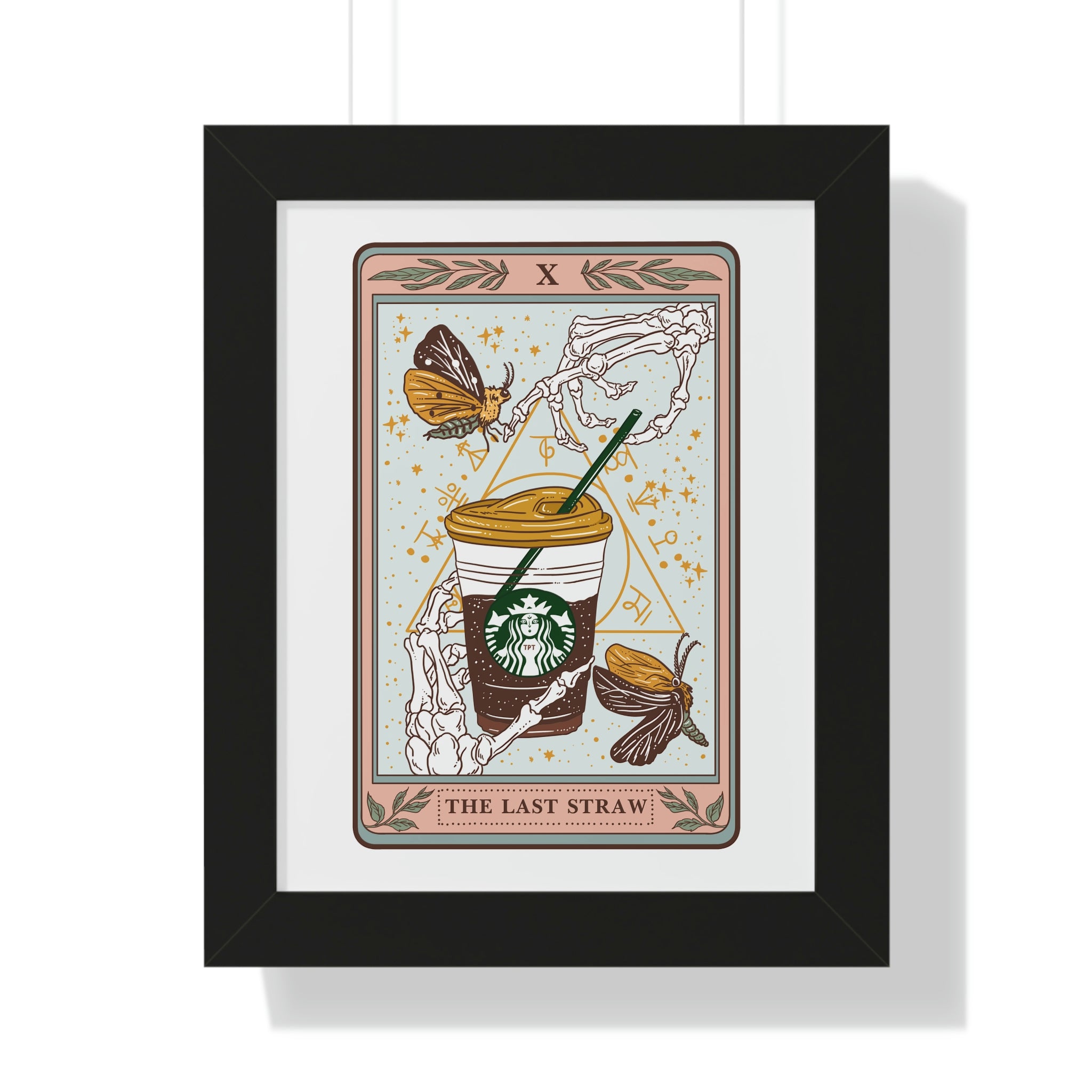 THE LAST STRAW // FRAMED POSTER PRINT