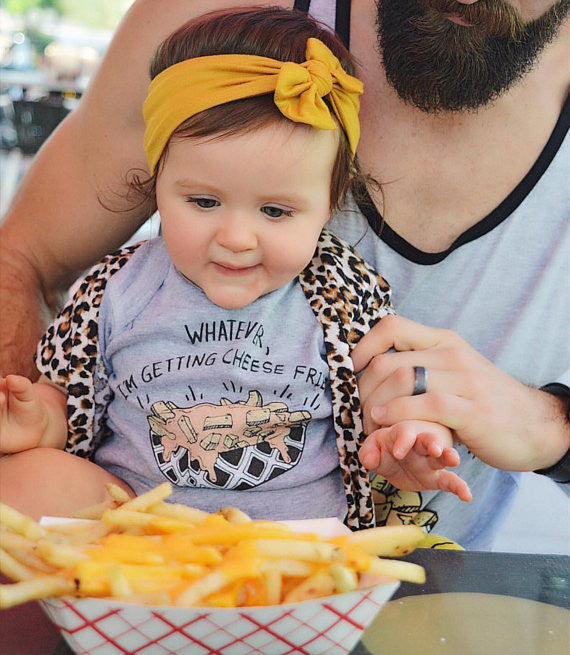 « WHATEVER, I'M GETTING CHEESE FRIES » SLOUCHY or RACERBACK TANK