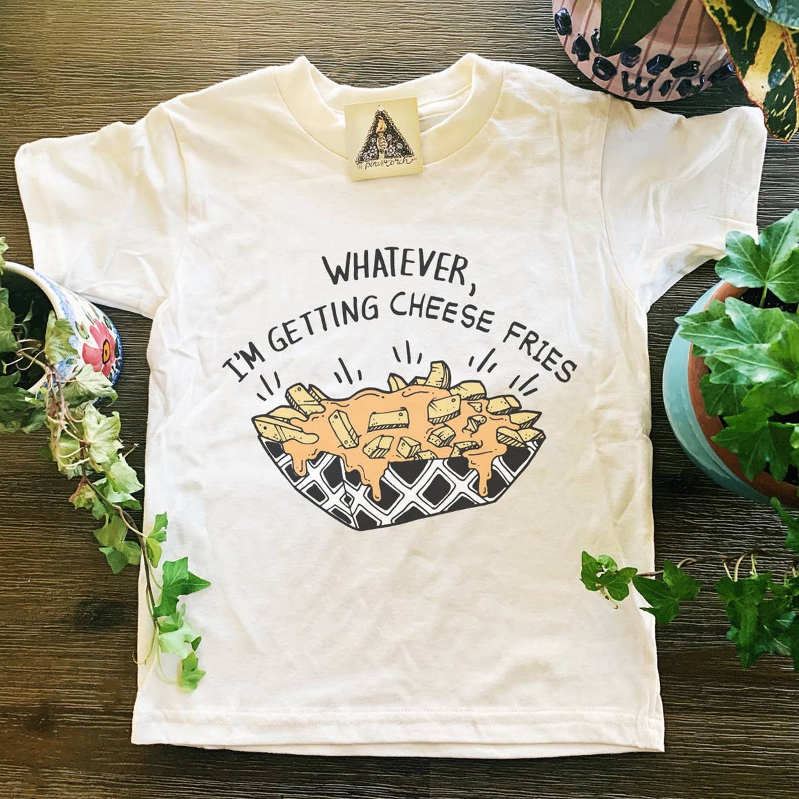 « WHATEVER, I'M GETTING CHEESE FRIES » KID'S TEE