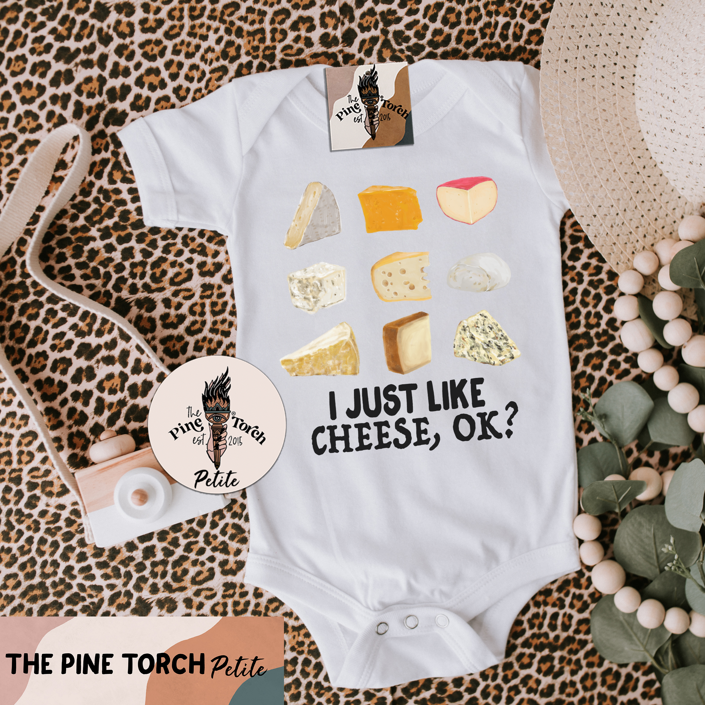 « I JUST LOVE CHEESE, OK? » BODYSUIT