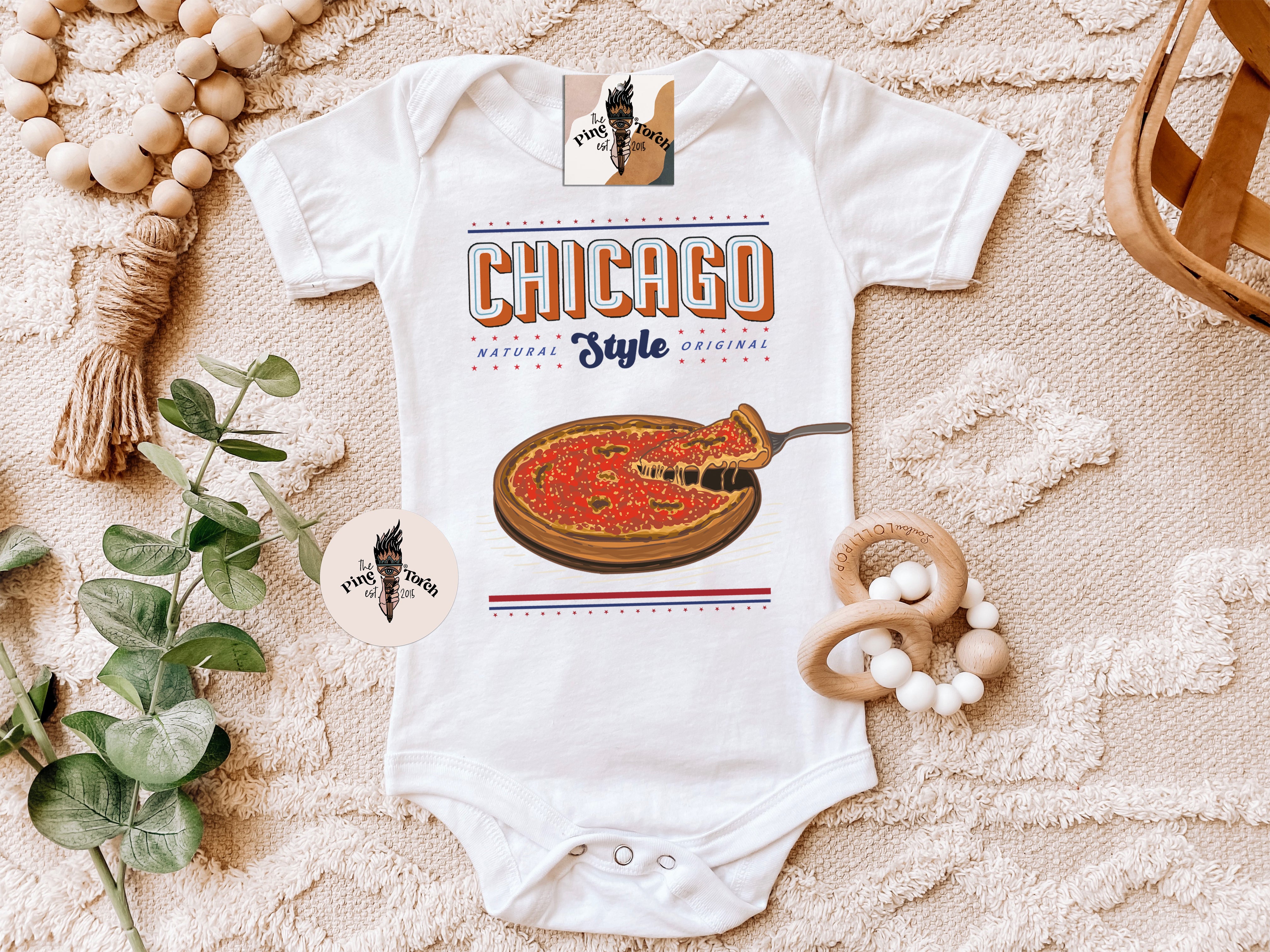 « CHICAGO STYLE PIZZA » KID'S TEE