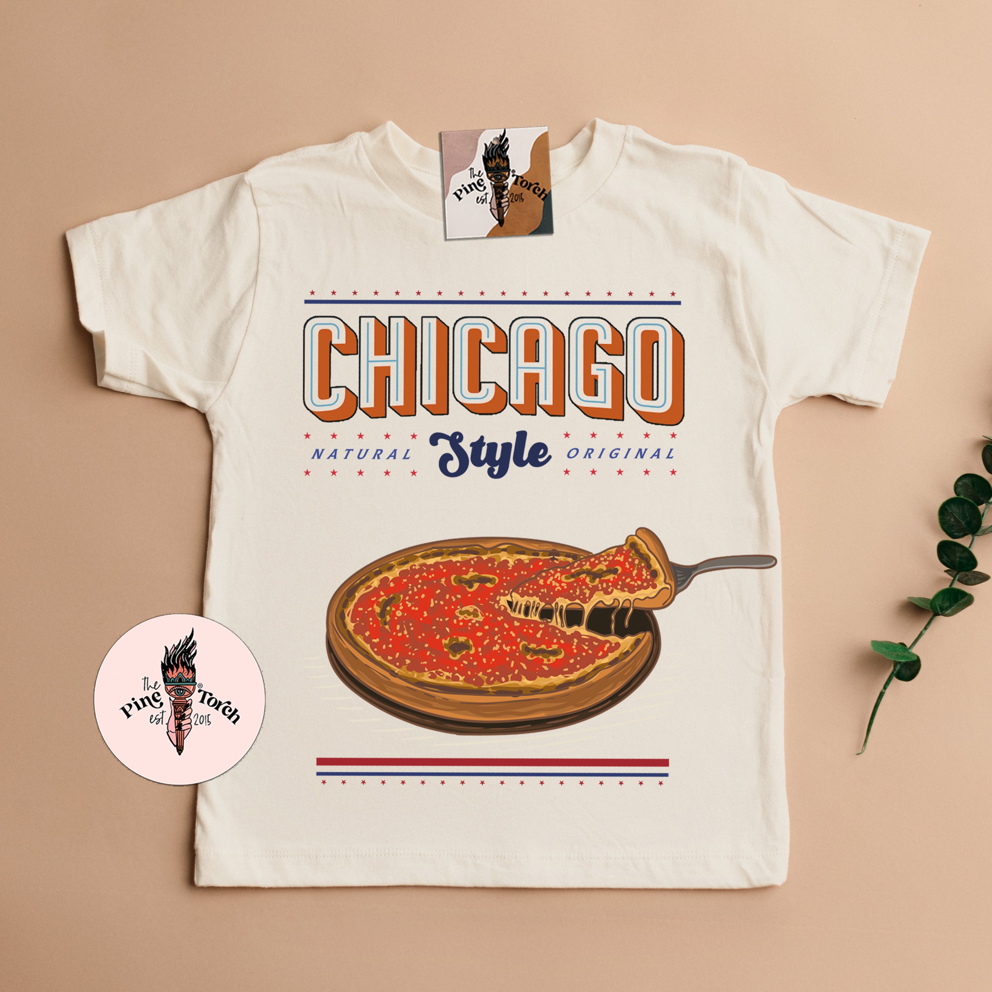 « CHICAGO STYLE PIZZA » KID'S TEE