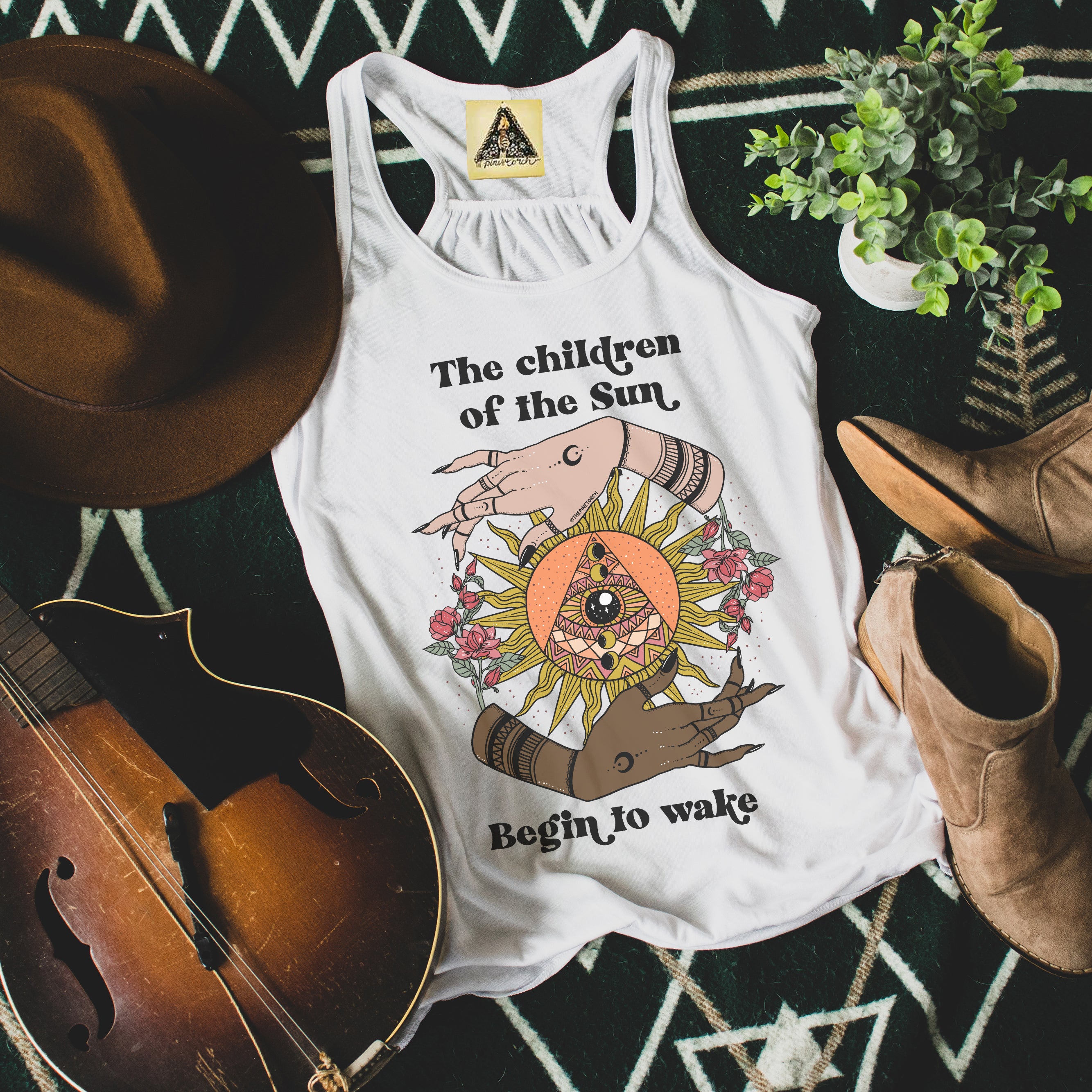 « CHILDREN OF THE SUN » SLOUCHY OR RACERBACK TANK