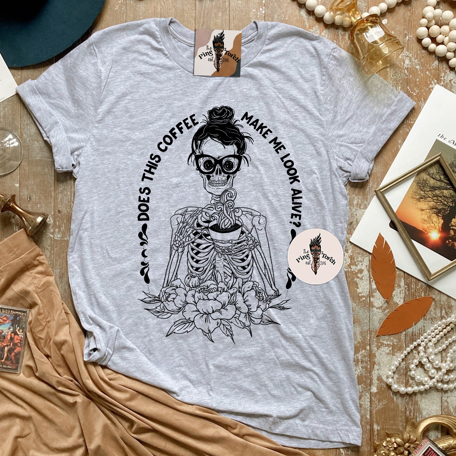 COFFEE SKELETON // UNISEX TEE