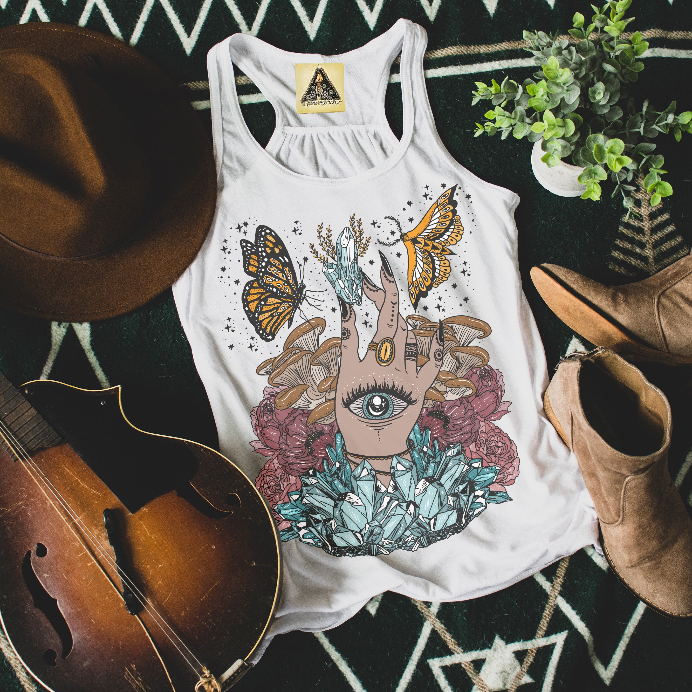 « CRYSTALLINE » SLOUCHY OR RACERBACK TANK