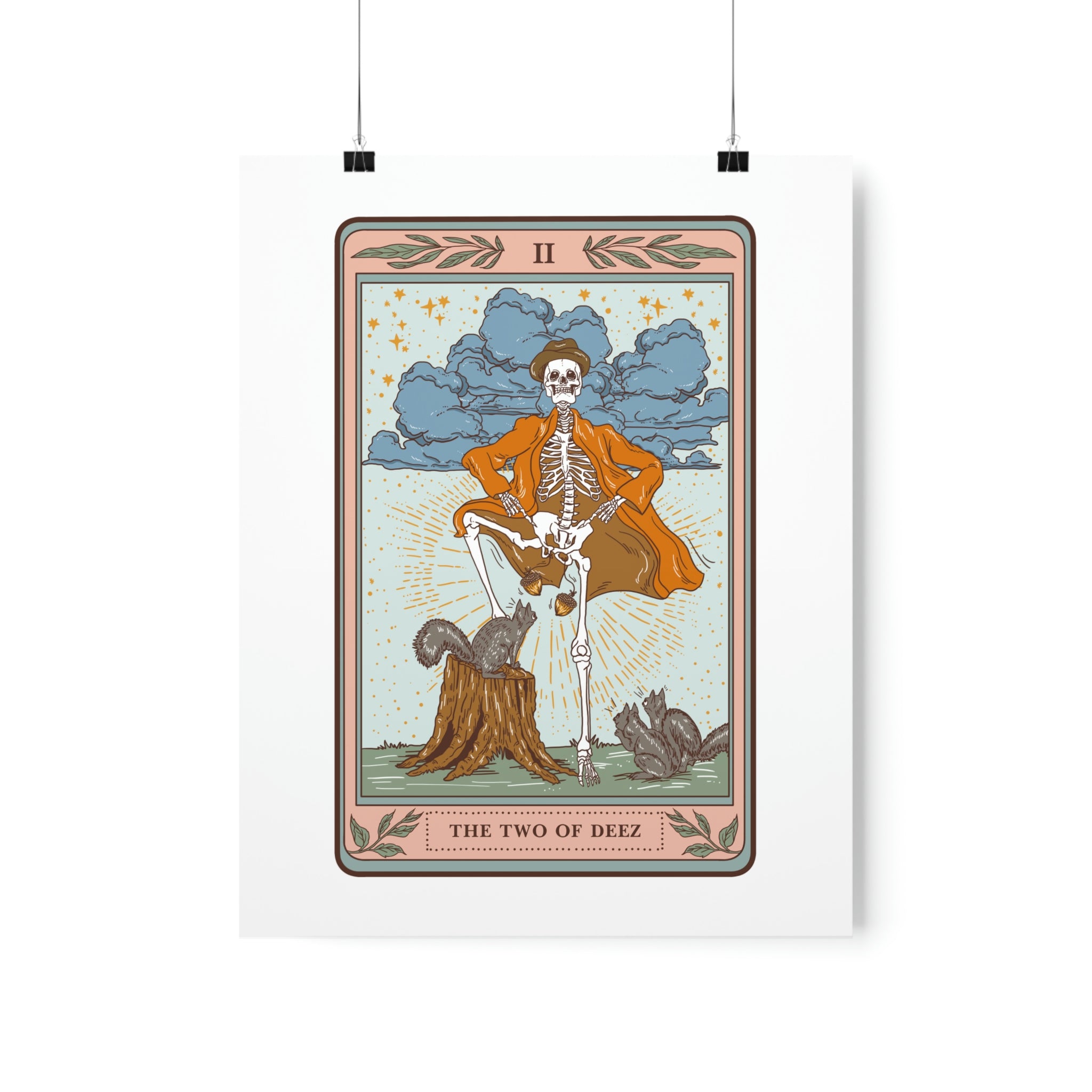 TWO OF DEEZ // MATTE POSTER PRINT