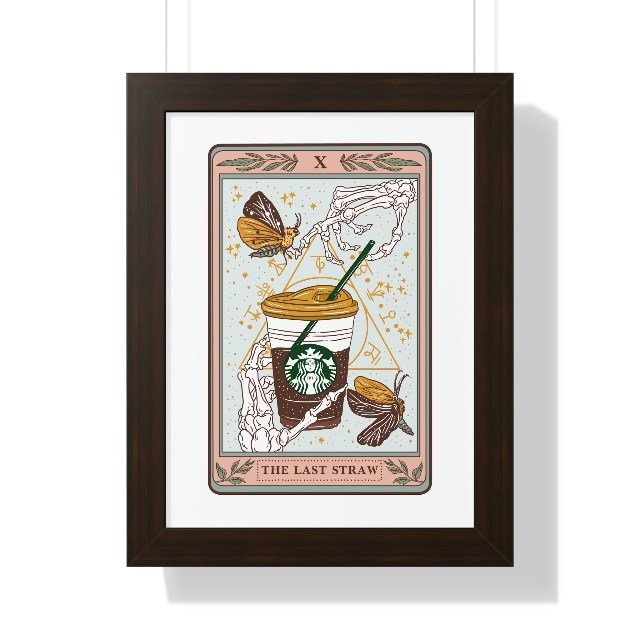 THE LAST STRAW // FRAMED POSTER PRINT