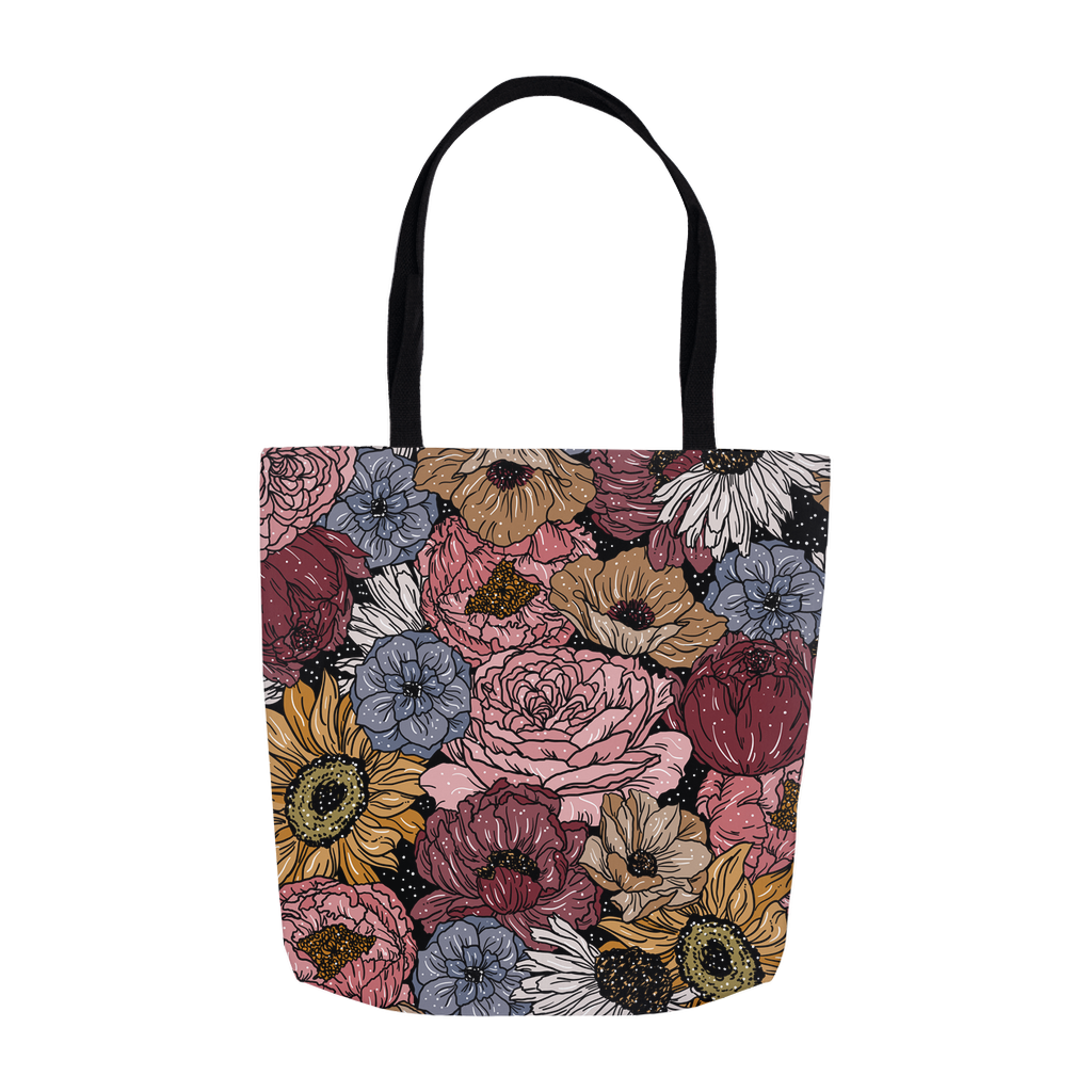 RETRO FLORAL // TOTE BAG (3 sizes)