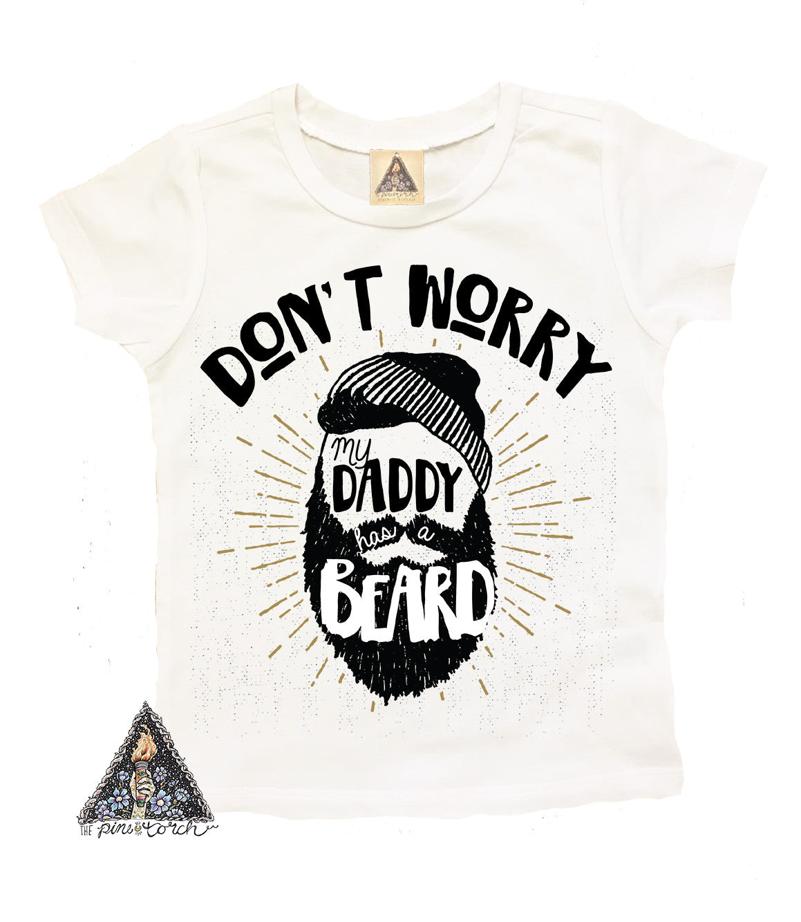 « DON'T WORRY, DADDY HAS A BEARD » KID'S TEE