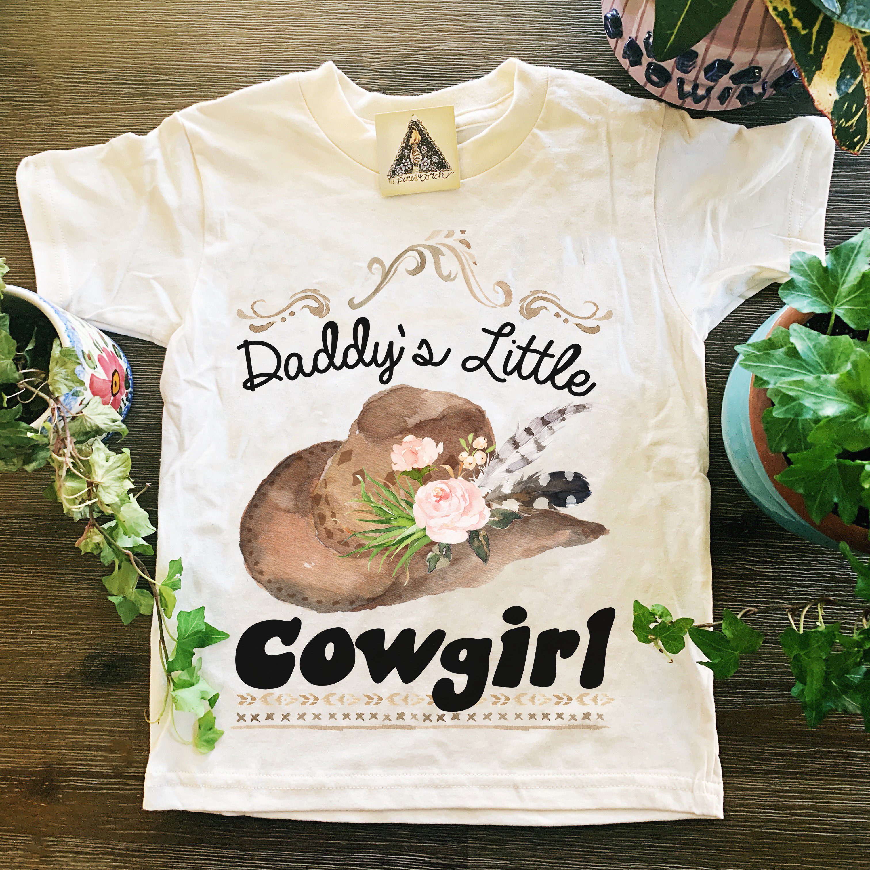 « DADDY'S LITTLE COWGIRL » KID'S TEE