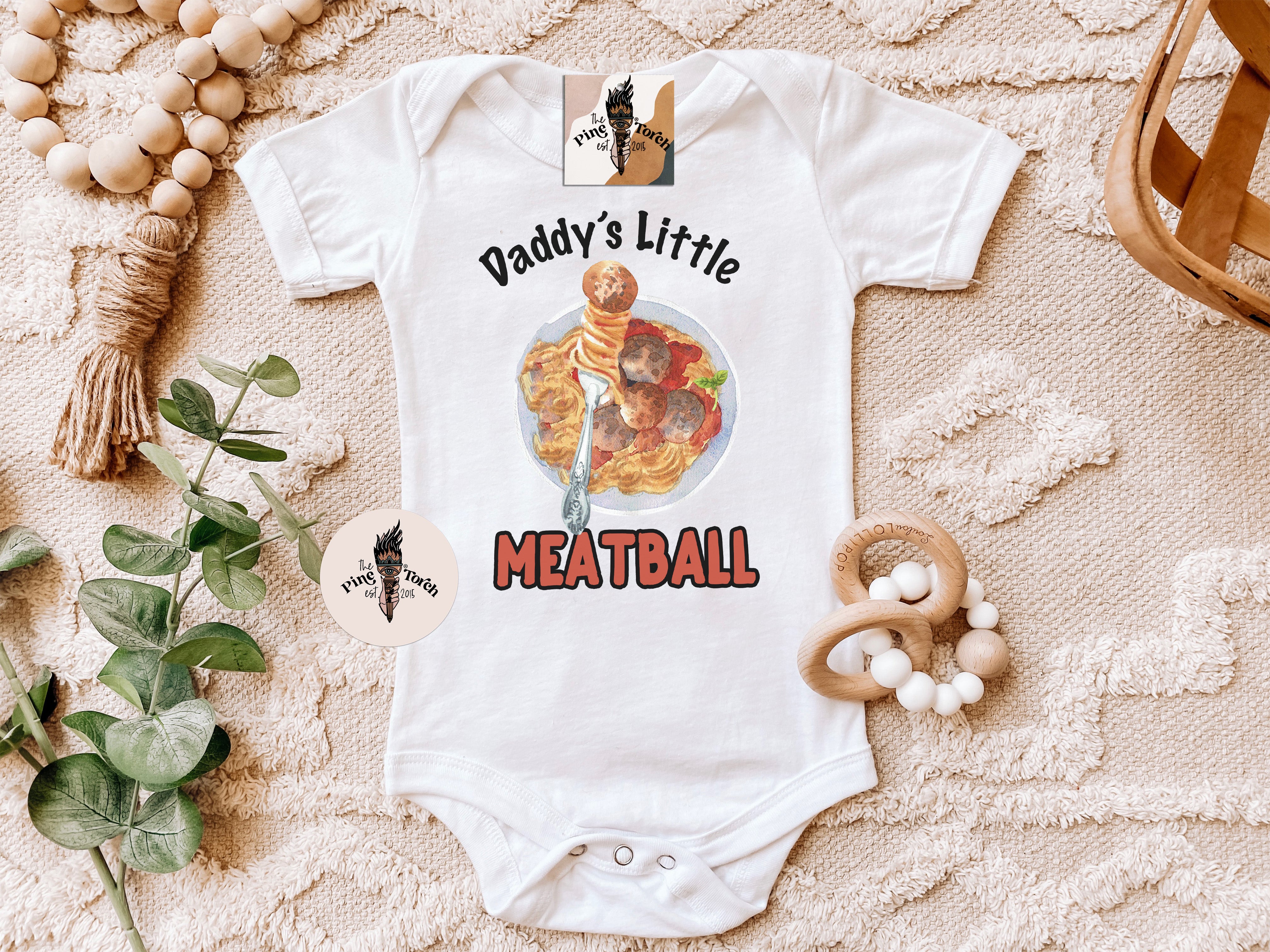 « DADDY'S LITTLE MEATBALL » BODYSUIT