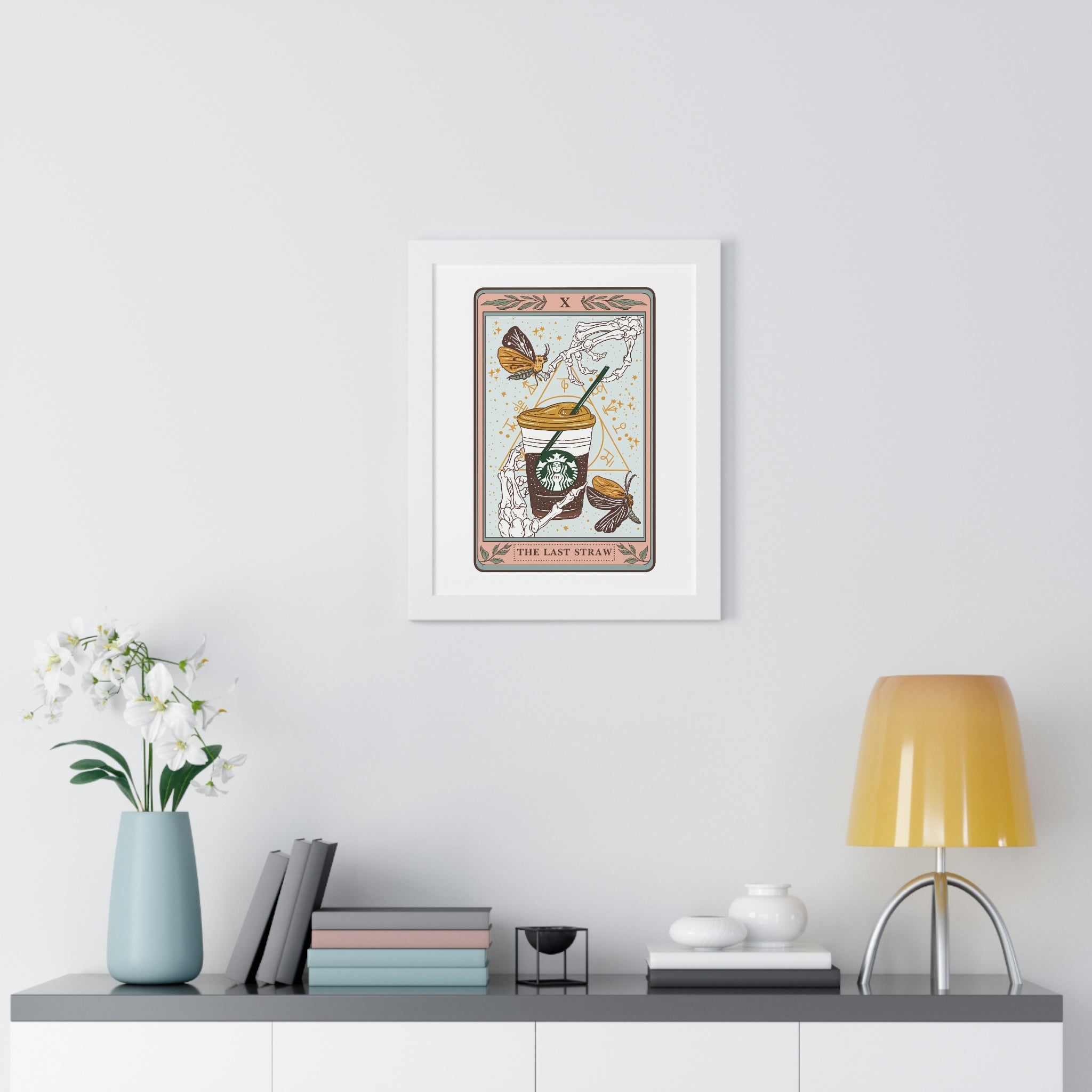 THE LAST STRAW // FRAMED POSTER PRINT