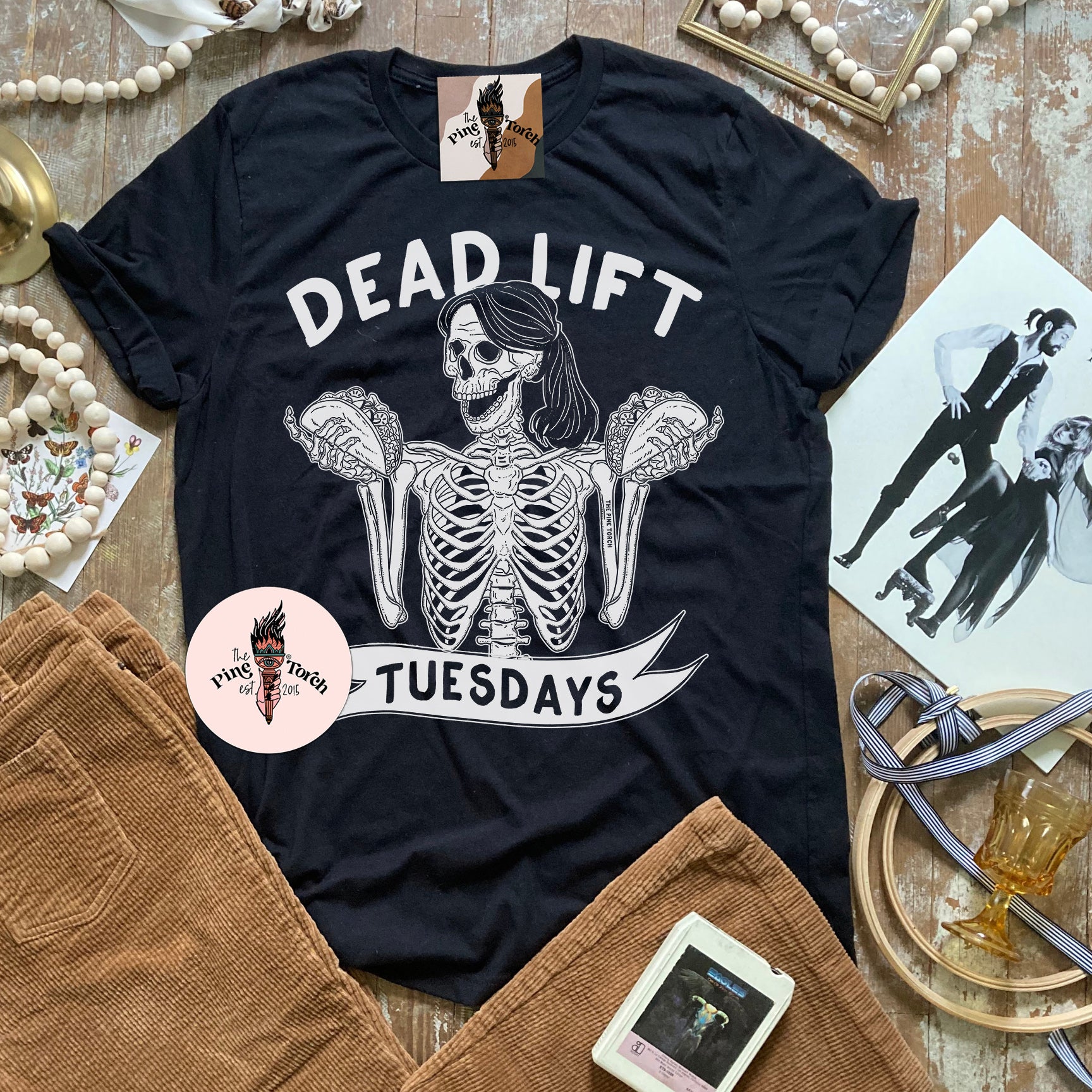 DEAD LIFT TUESDAYS // BLACK UNISEX TEE