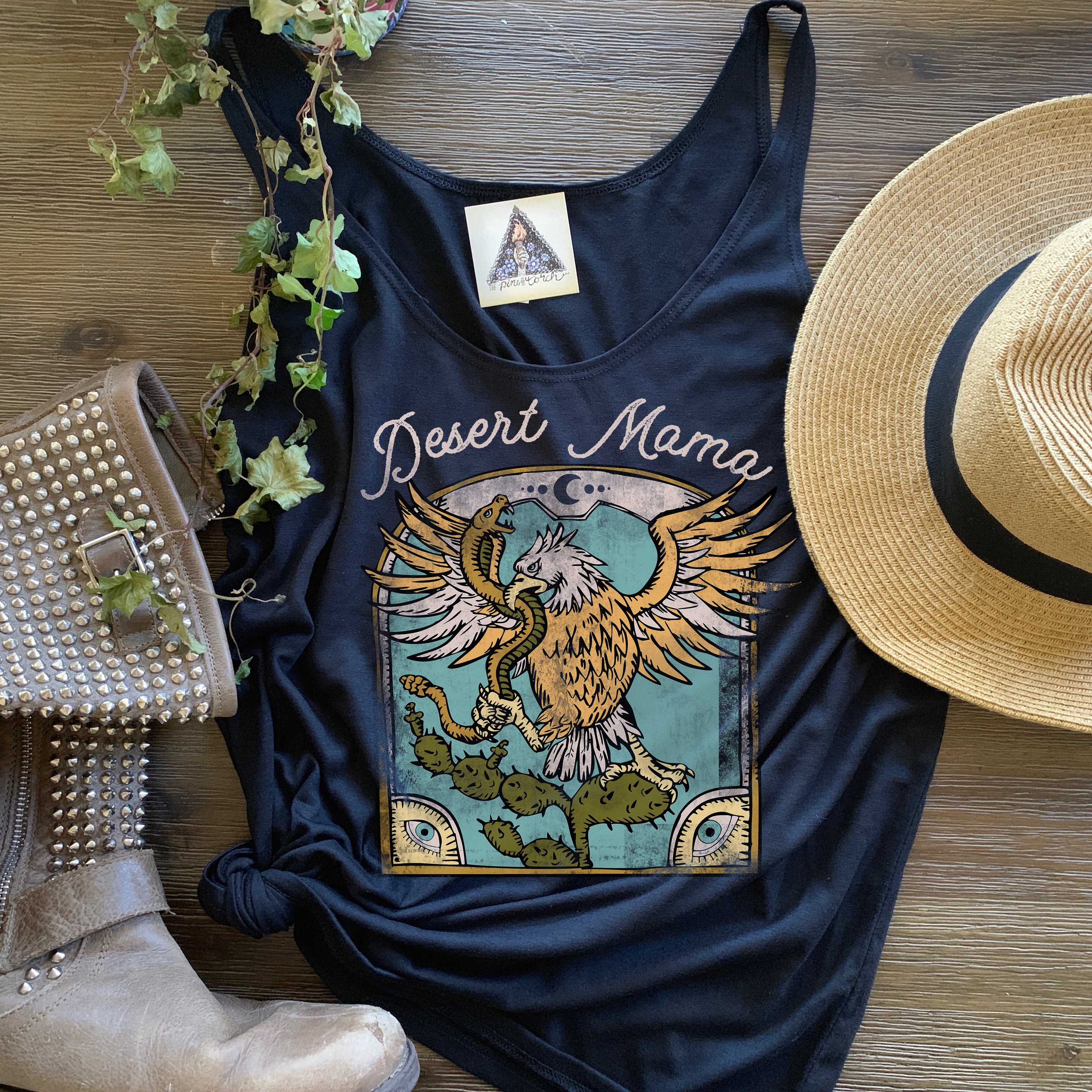 « DESERT MAMA » WOMEN'S SLOUCHY or RACERBACK TANK