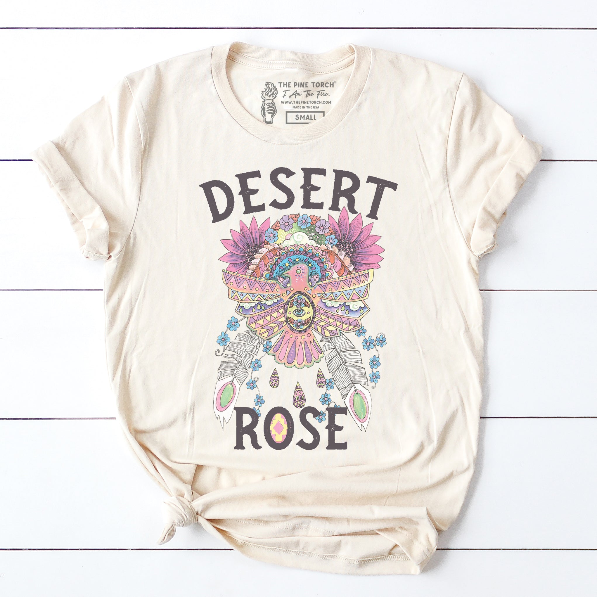 « DESERT ROSE » WOMEN'S SLOUCHY OR UNISEX TEE