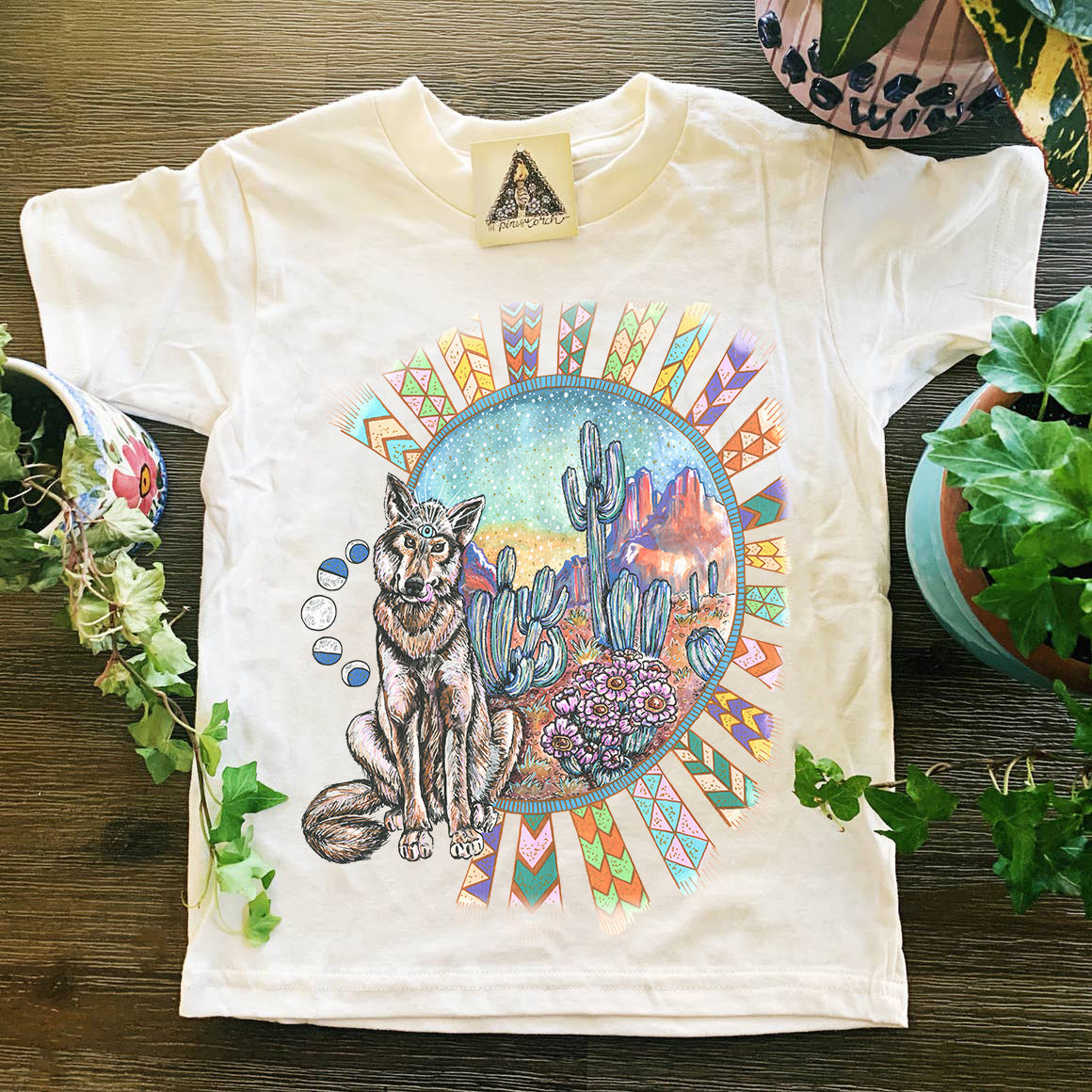 « DESERT WOLF » KID'S TEE