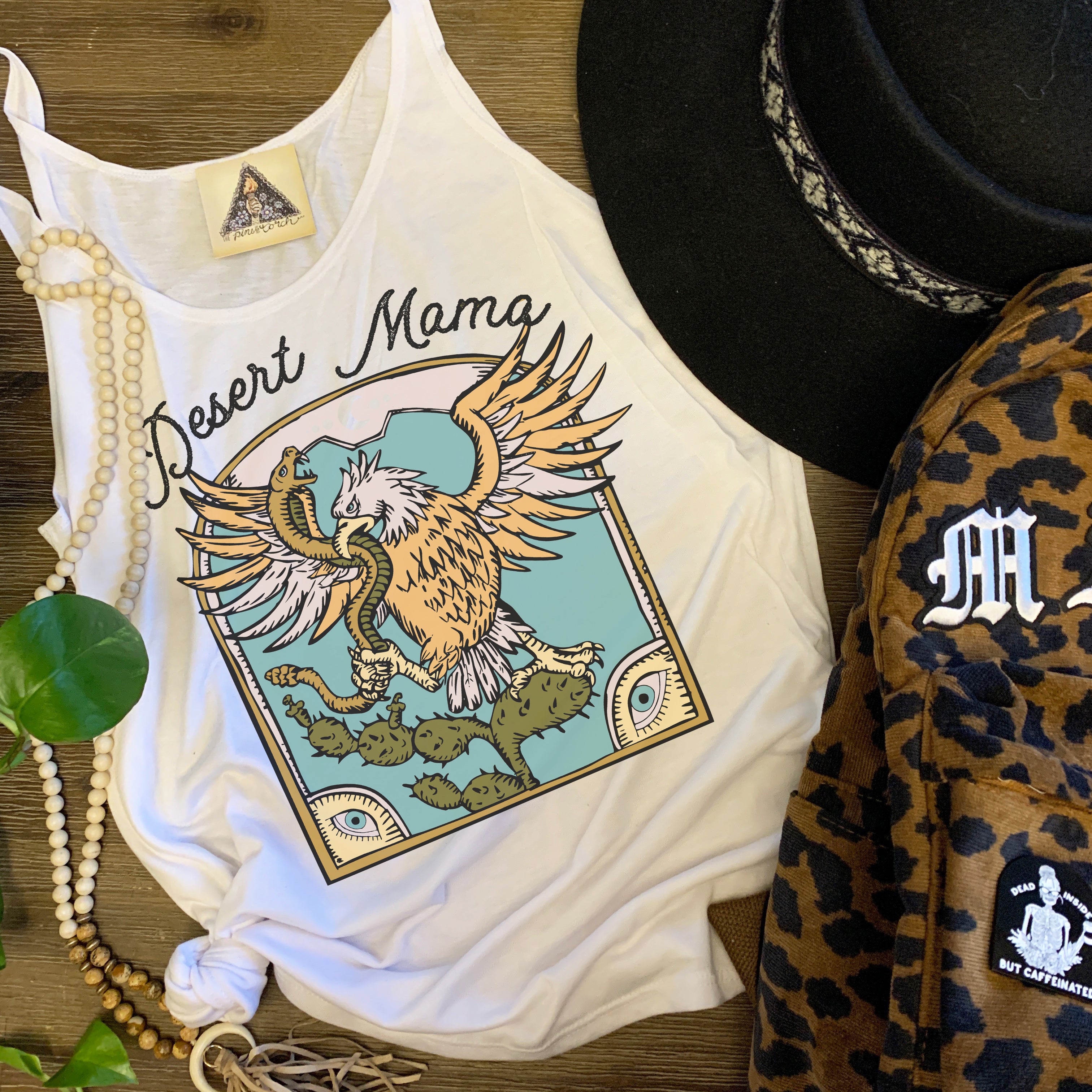 « DESERT MAMA » WOMEN'S SLOUCHY or RACERBACK TANK