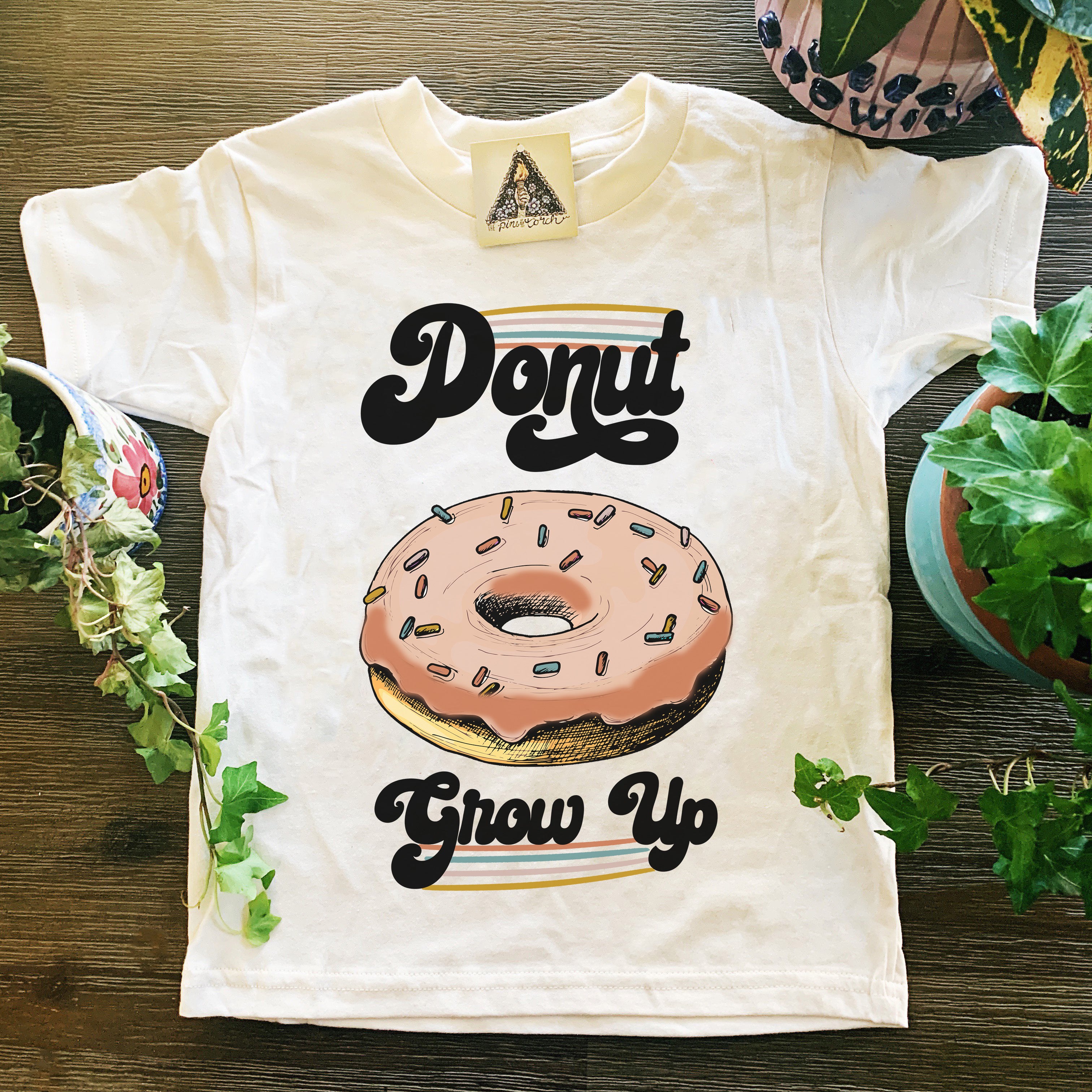 « DONUT GROW UP » KID'S TEE