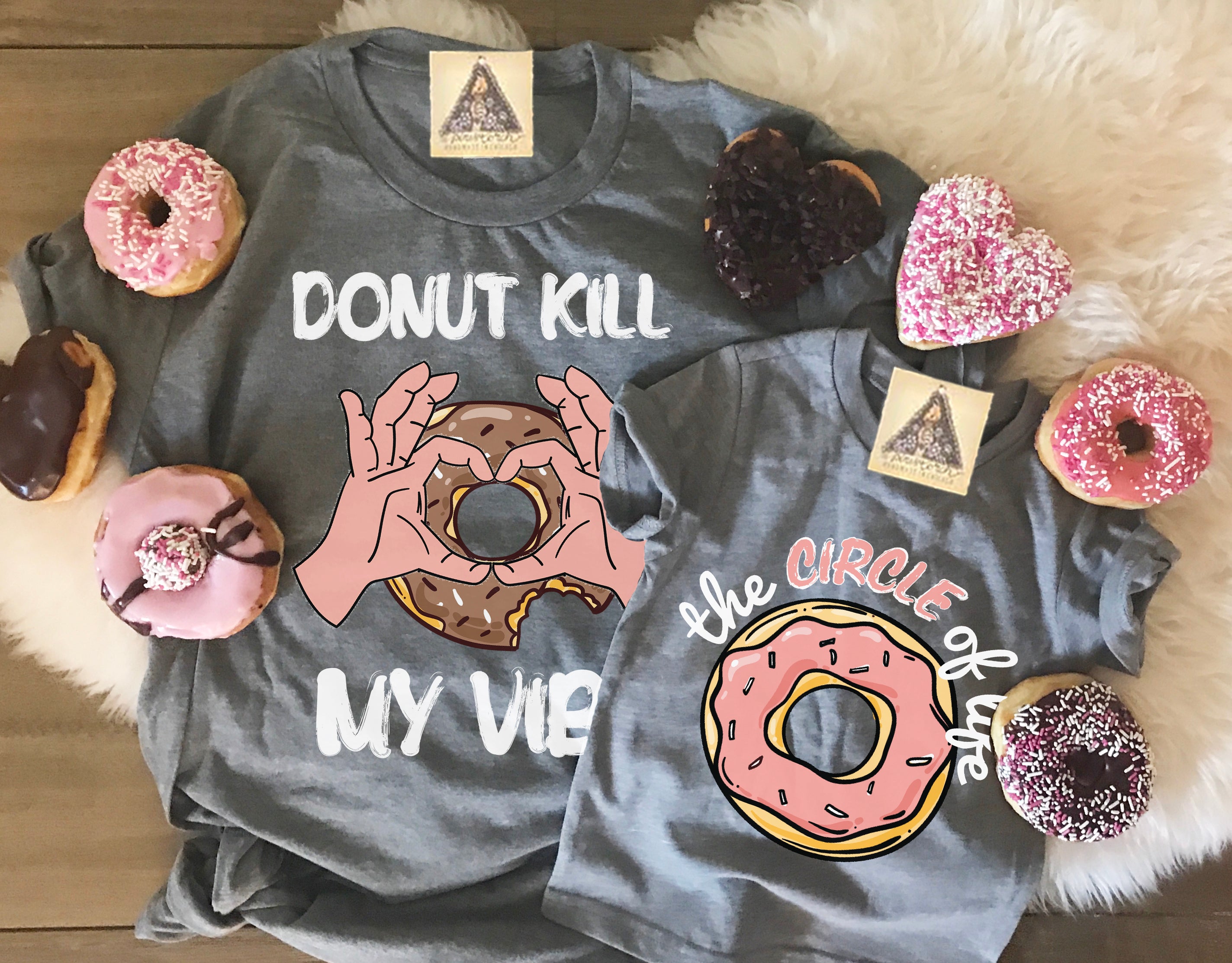 « DONUT KILL MY VIBE » KID'S TEE