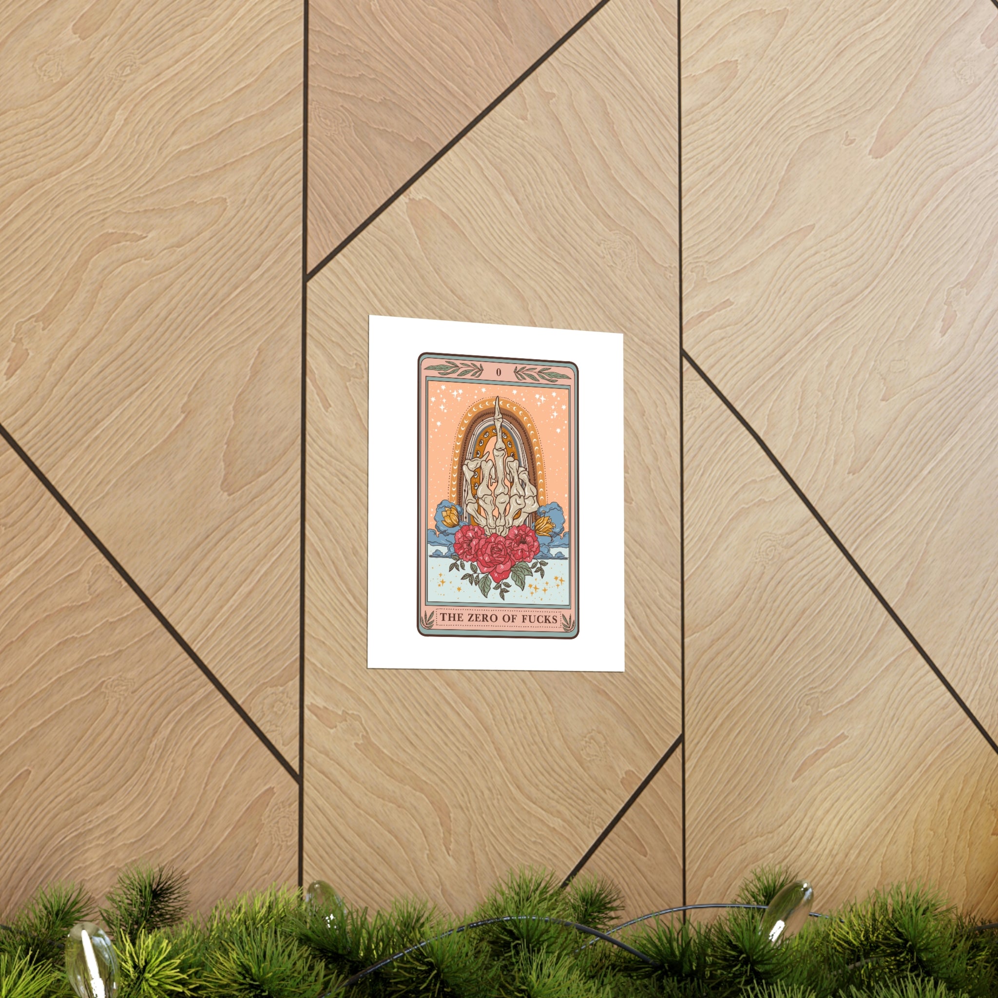 THE ZERO OF FUCKS // MATTE POSTER PRINT