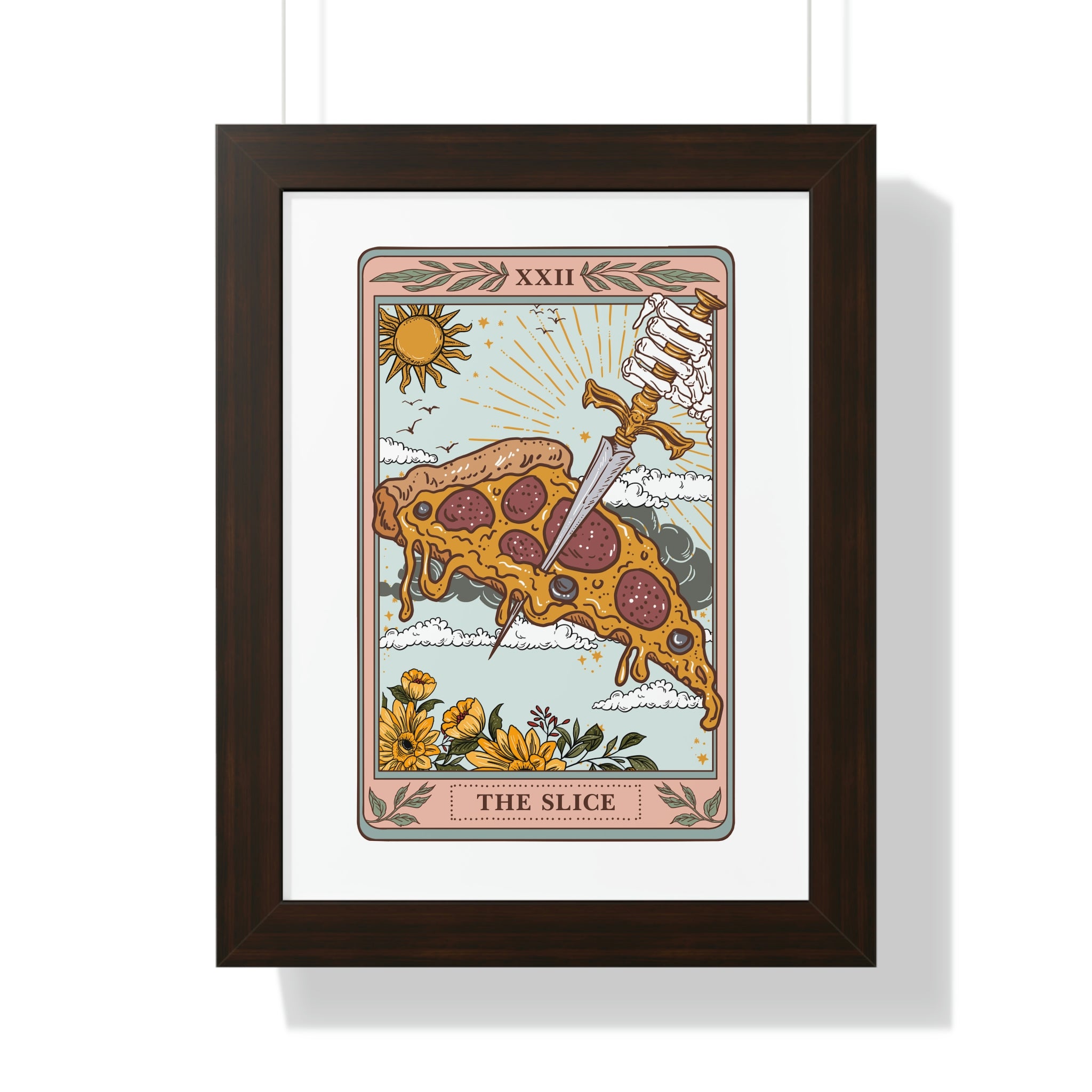 THE SLICE // FRAMED POSTER PRINT