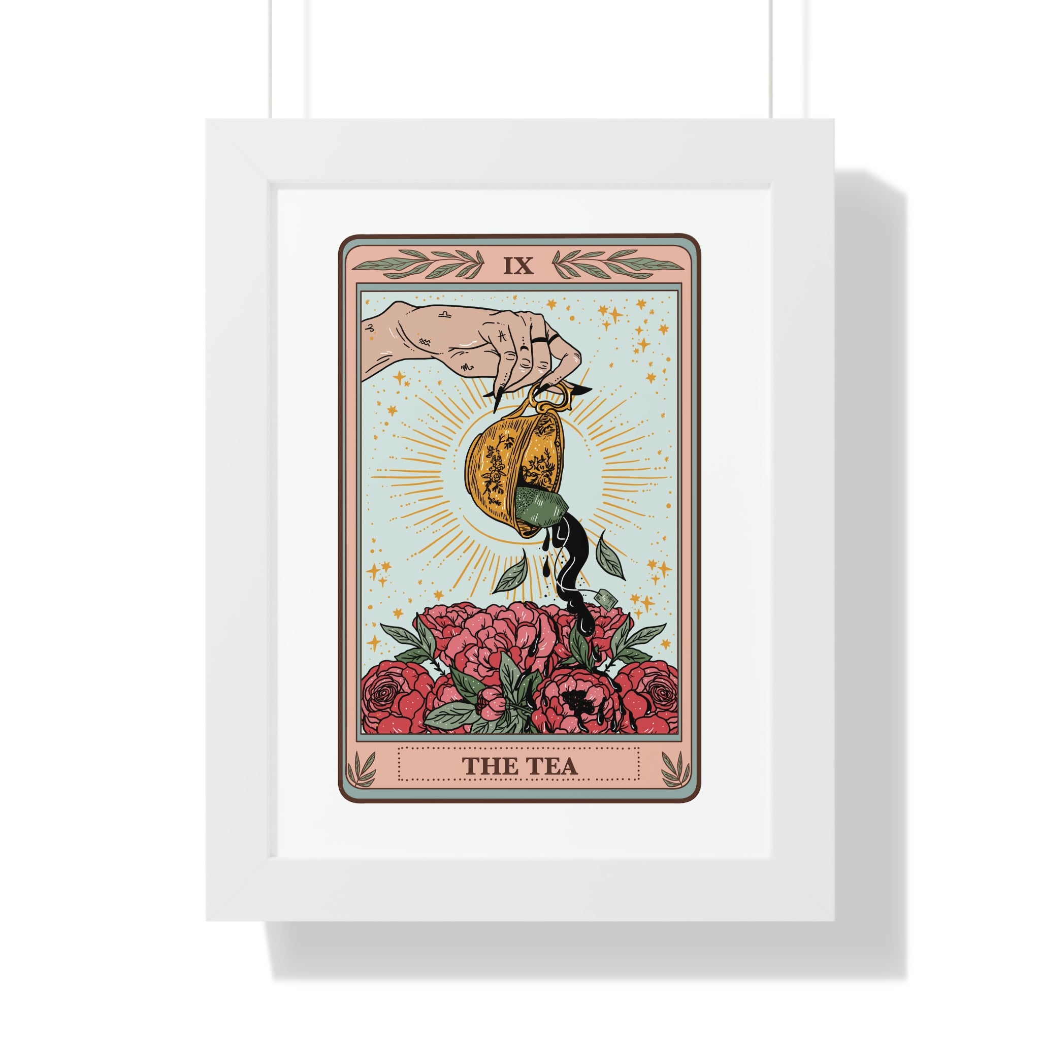 THE TEA // FRAMED POSTER PRINT
