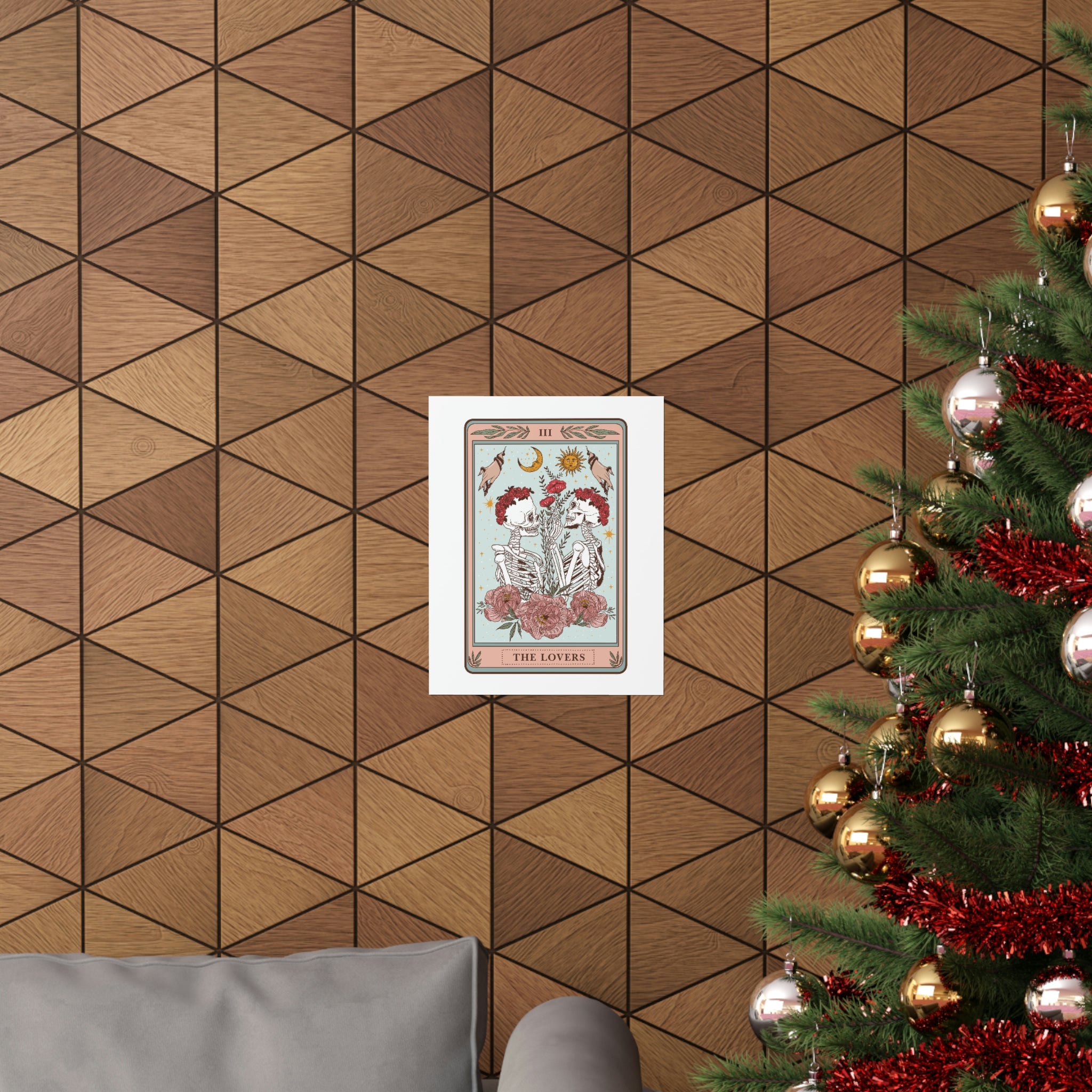 THE LOVERS (female/female) // MATTE POSTER PRINT