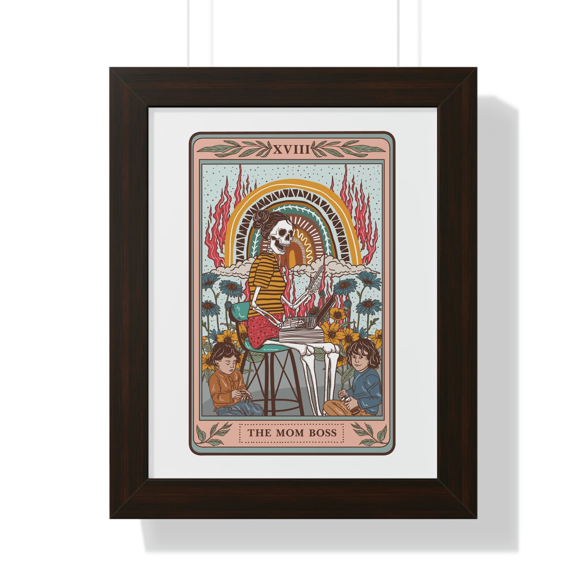THE MOM BOSS // FRAMED POSTER PRINT